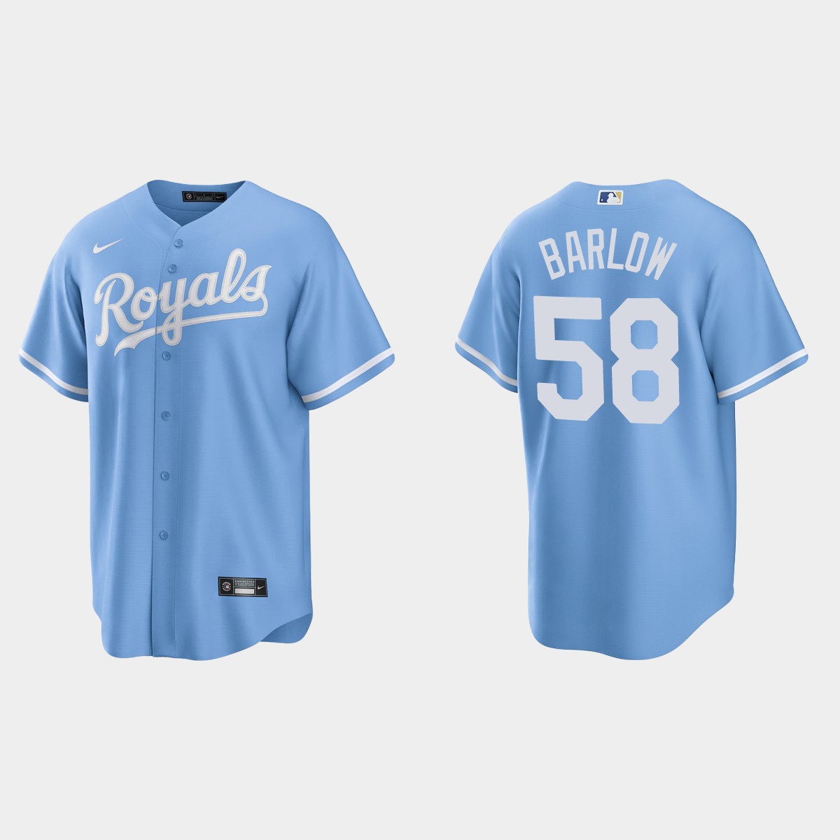 Scott Barlow Kansas City Royals Alternate Jersey - Blue
