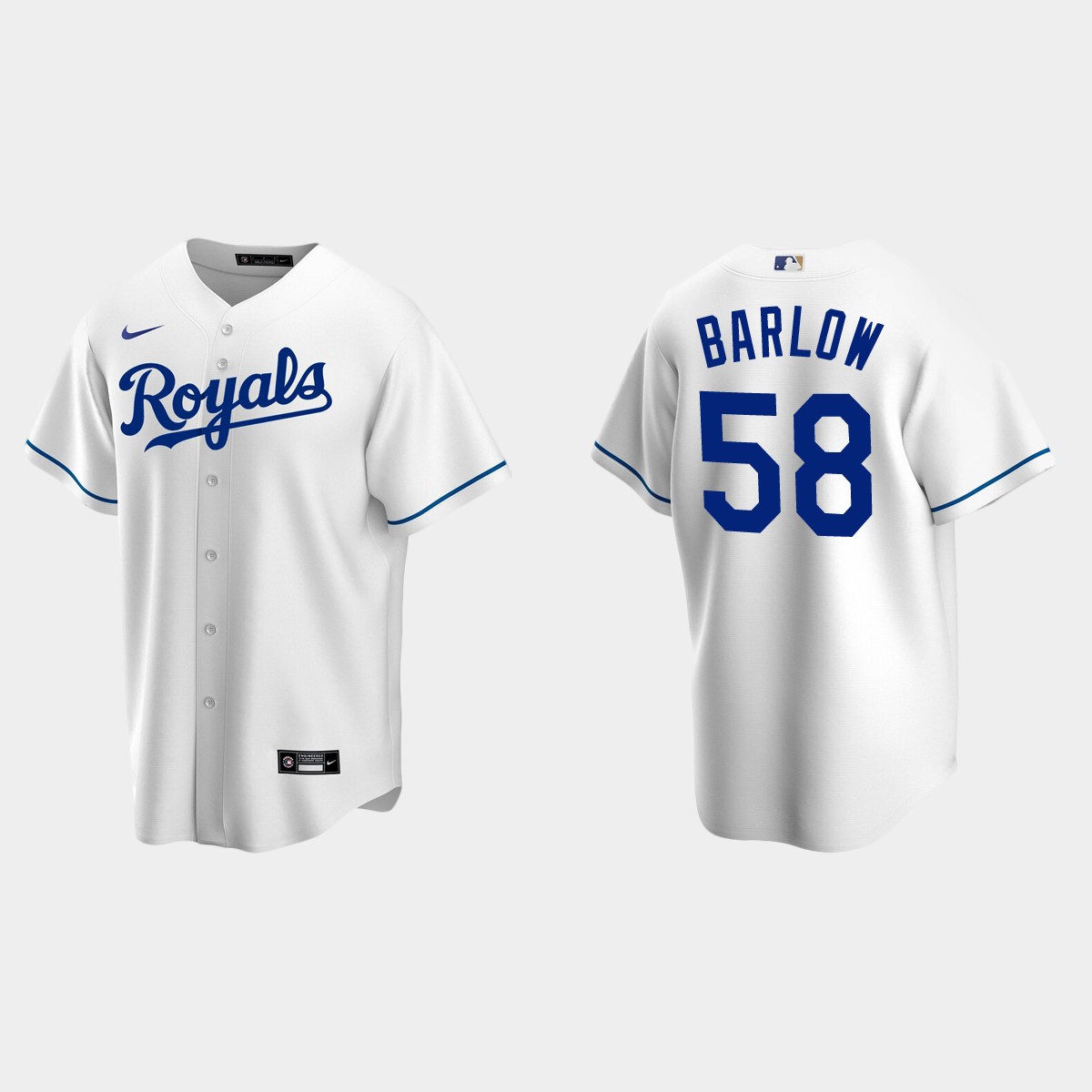 Scott Barlow Kansas City Royals Home Jersey - White