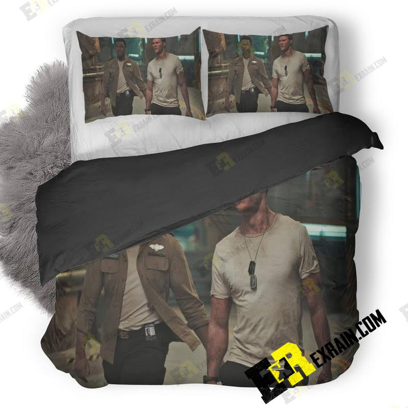 Scott Eastwood And John Boyega In Pacific Rim Uprising Jo 3D Customized Duvet Cover Bedding Set