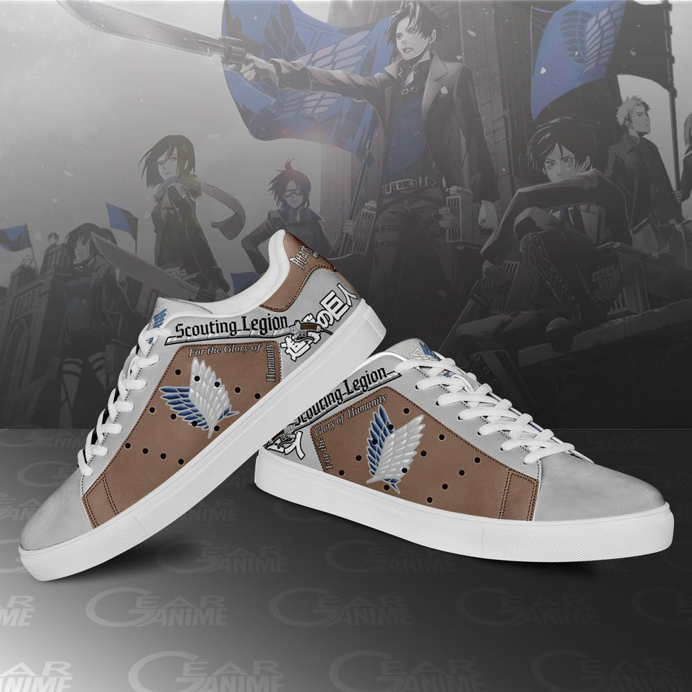 Scouting legion Skate Sneakers Uniform Attack On Titan Anime Shoes