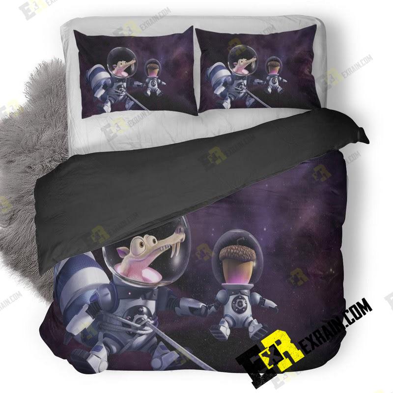 Scrat Ice Age Collision Course 3D Customized Duvet Cover Bedding Set