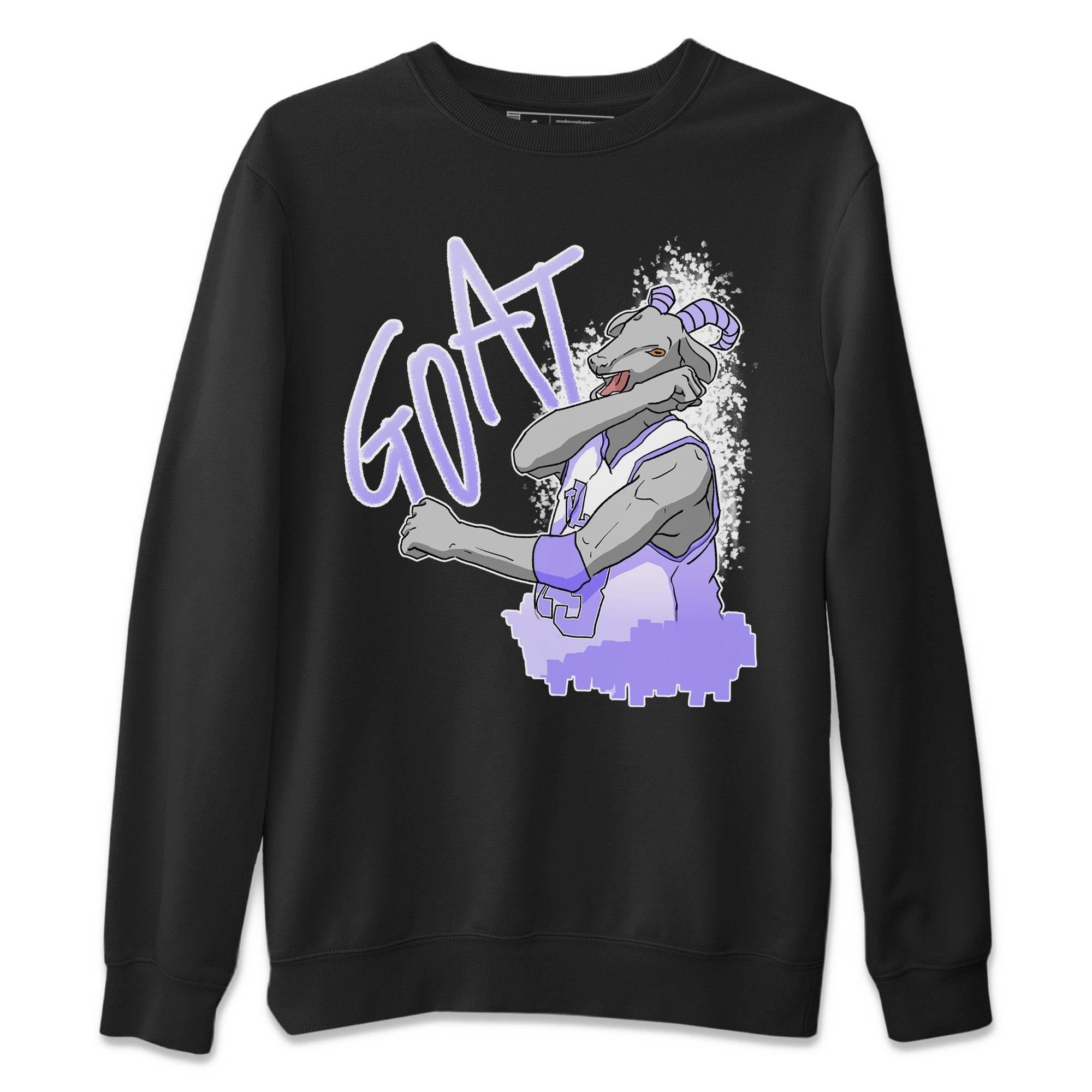 Screaming Goat Unisex Sweater – Air Jordan 11 Pure Violet, Sneakers Matching Sweater