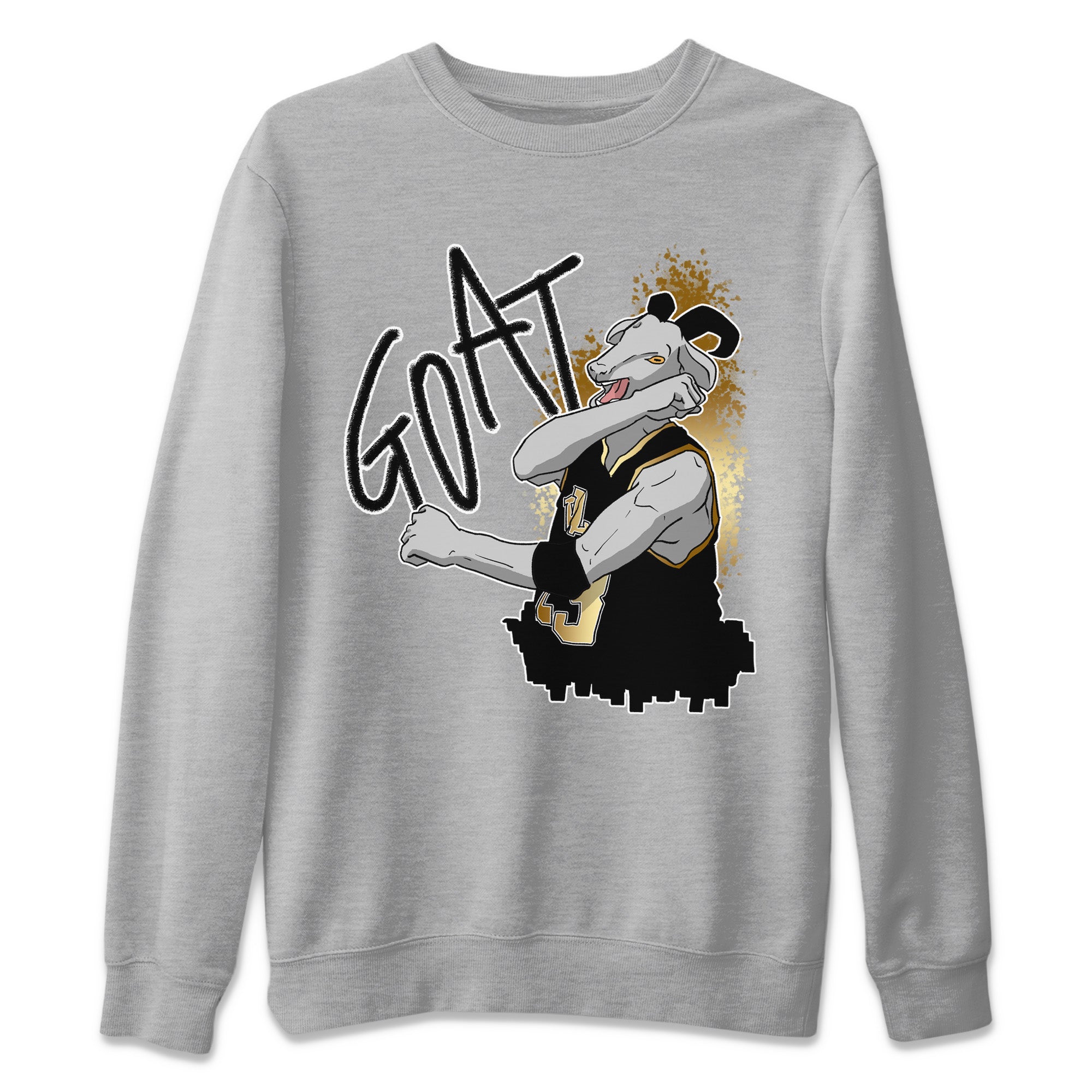 Screaming Goat Unisex Sweater – Air Jordan 12 Black Taxi, Sneakers Matching Sweater