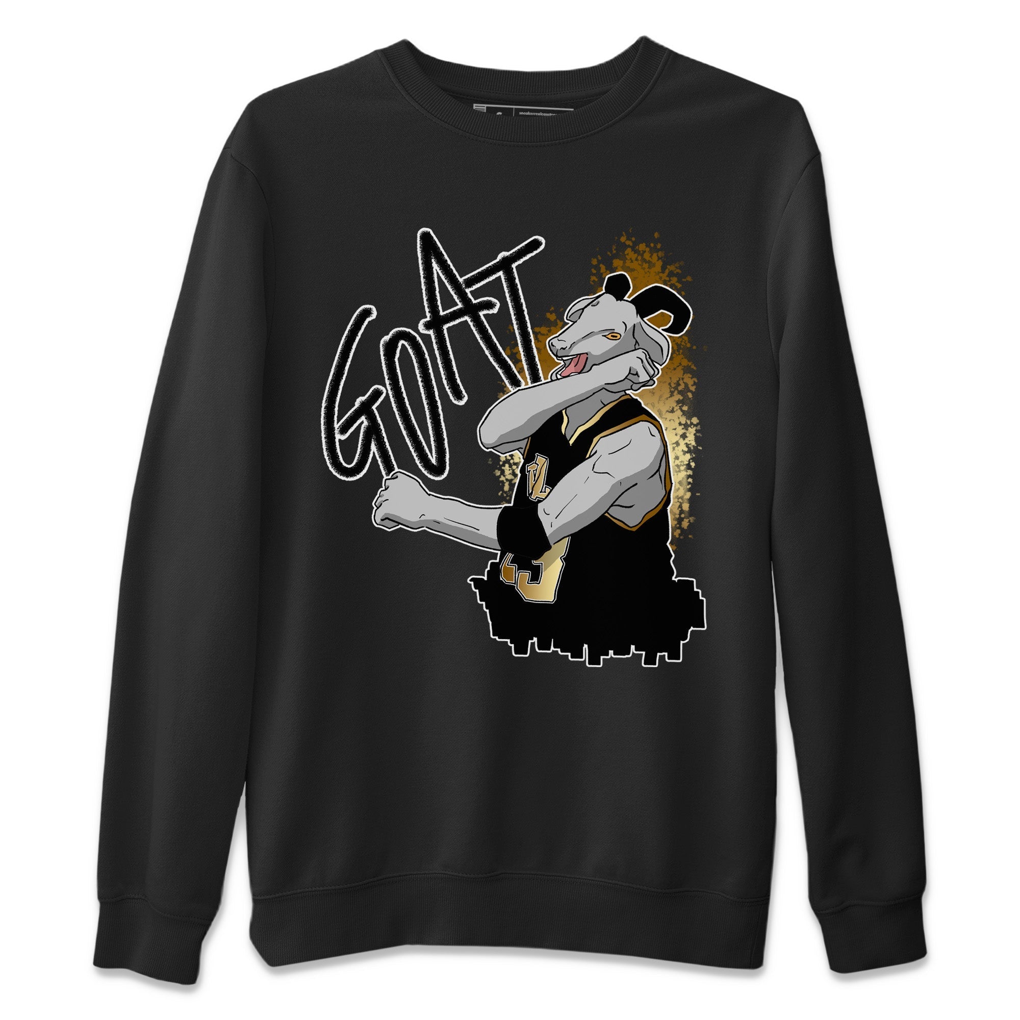 Screaming Goat Unisex Sweater – Air Jordan 12 Black Taxi, Sneakers Matching Sweater