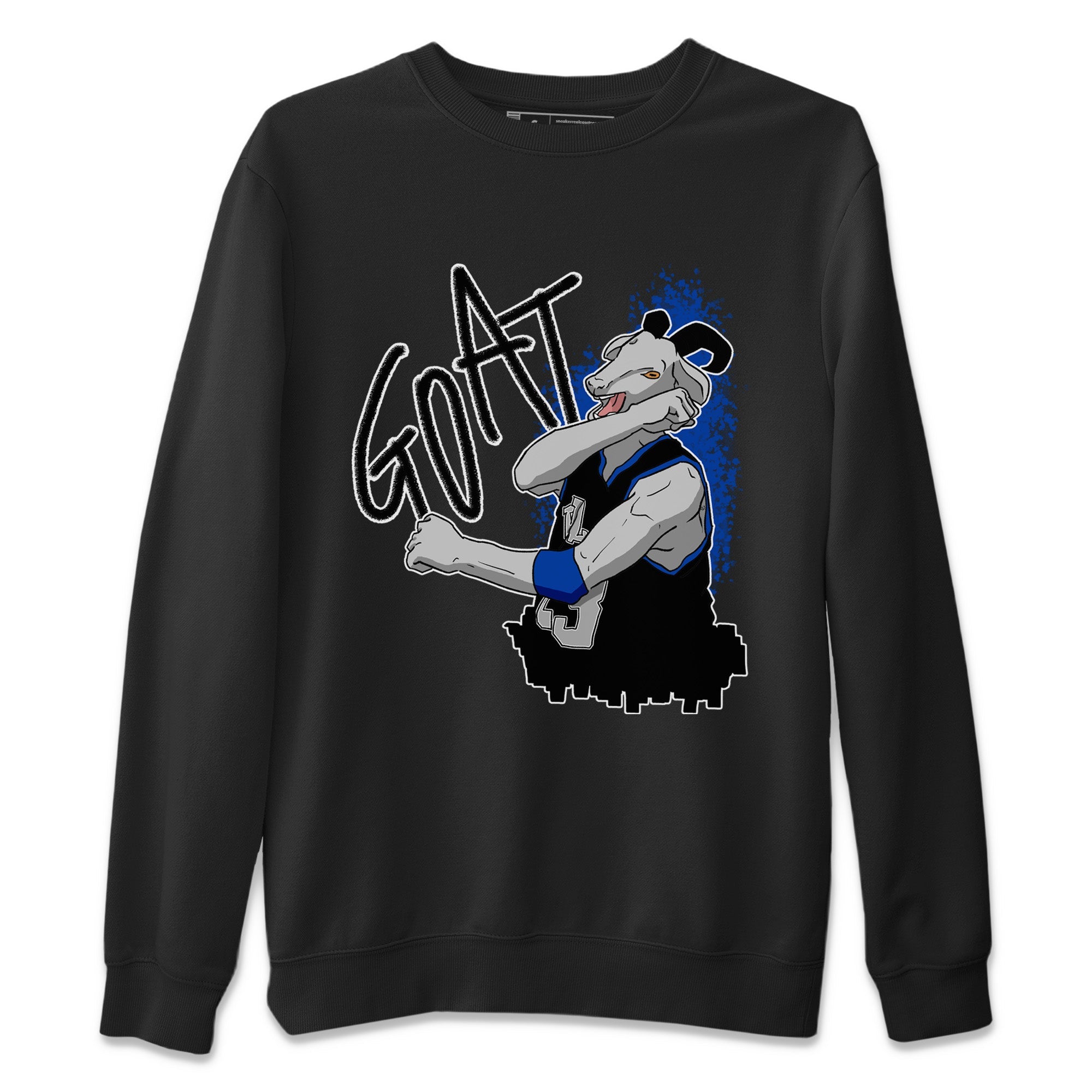 Screaming Goat Unisex Sweater – Air Jordan 12 Hyper Royal, Sneakers Matching Sweater
