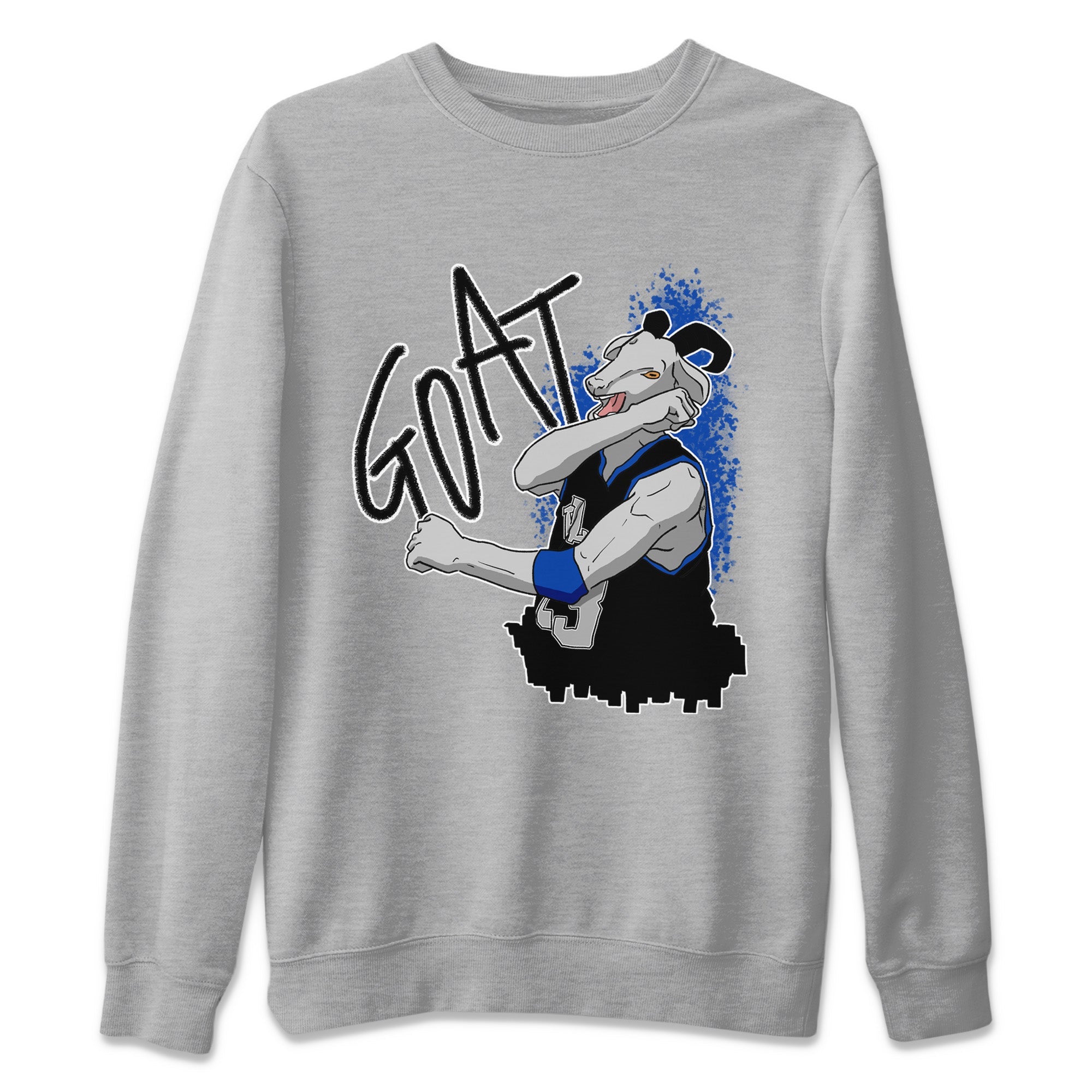 Screaming Goat Unisex Sweater – Air Jordan 12 Hyper Royal, Sneakers Matching Sweater