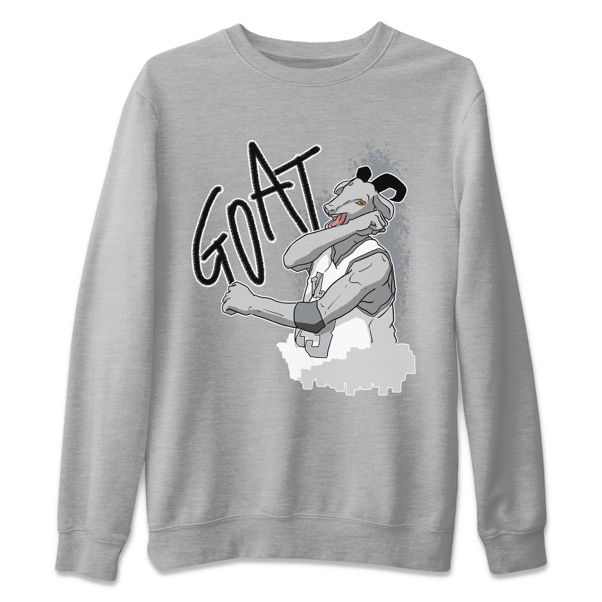 Screaming Goat Unisex Sweater – Air Jordan 12 Stealth, Sneakers Matching Sweater