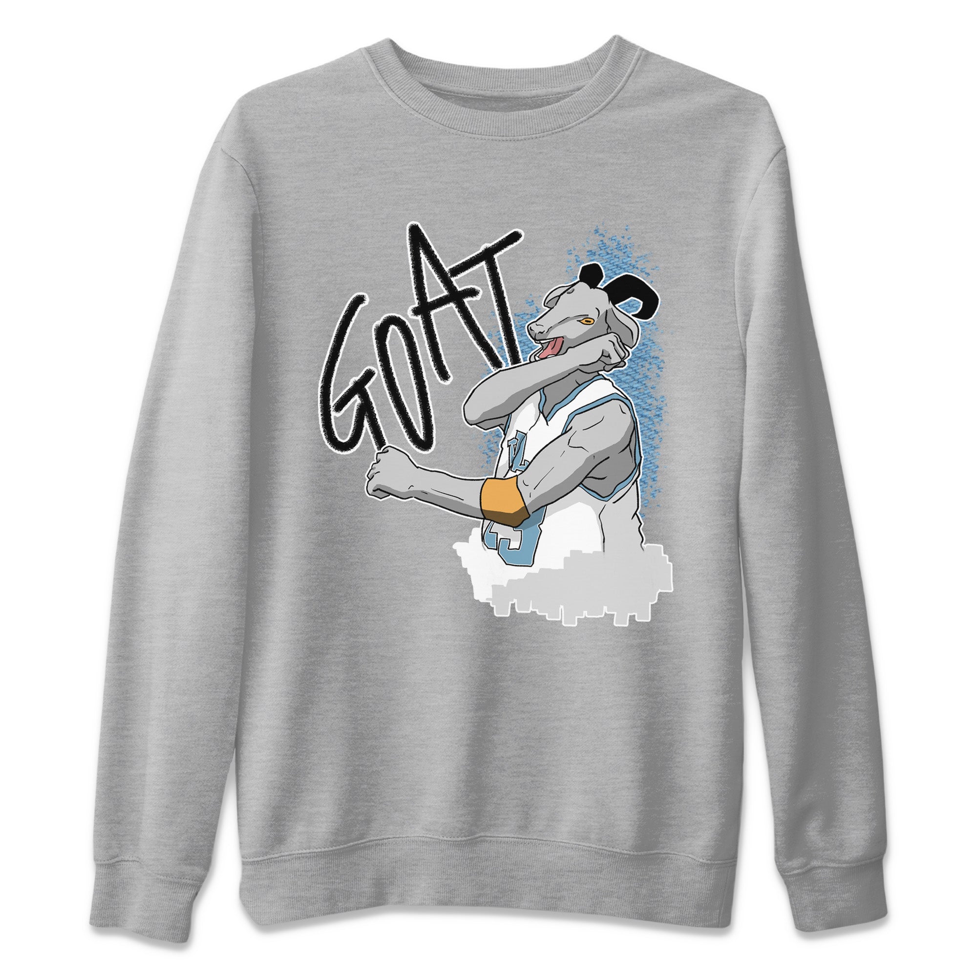 Screaming Goat Unisex Sweater – Air Jordan 1 Denim, Sneakers Matching Sweater