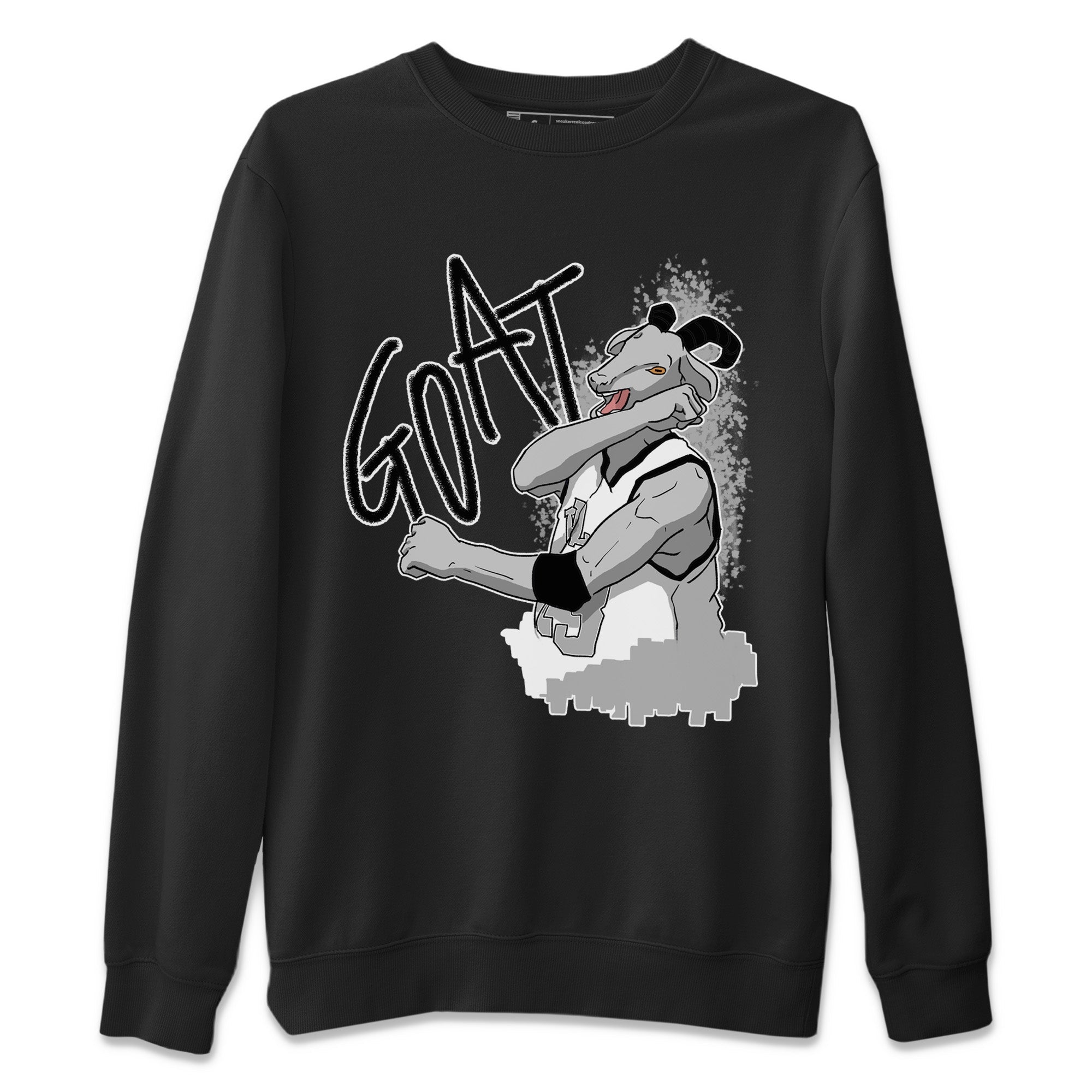 Screaming Goat Unisex Sweater – Air Jordan 1 Light Smoke Grey, Sneakers Matching Sweater