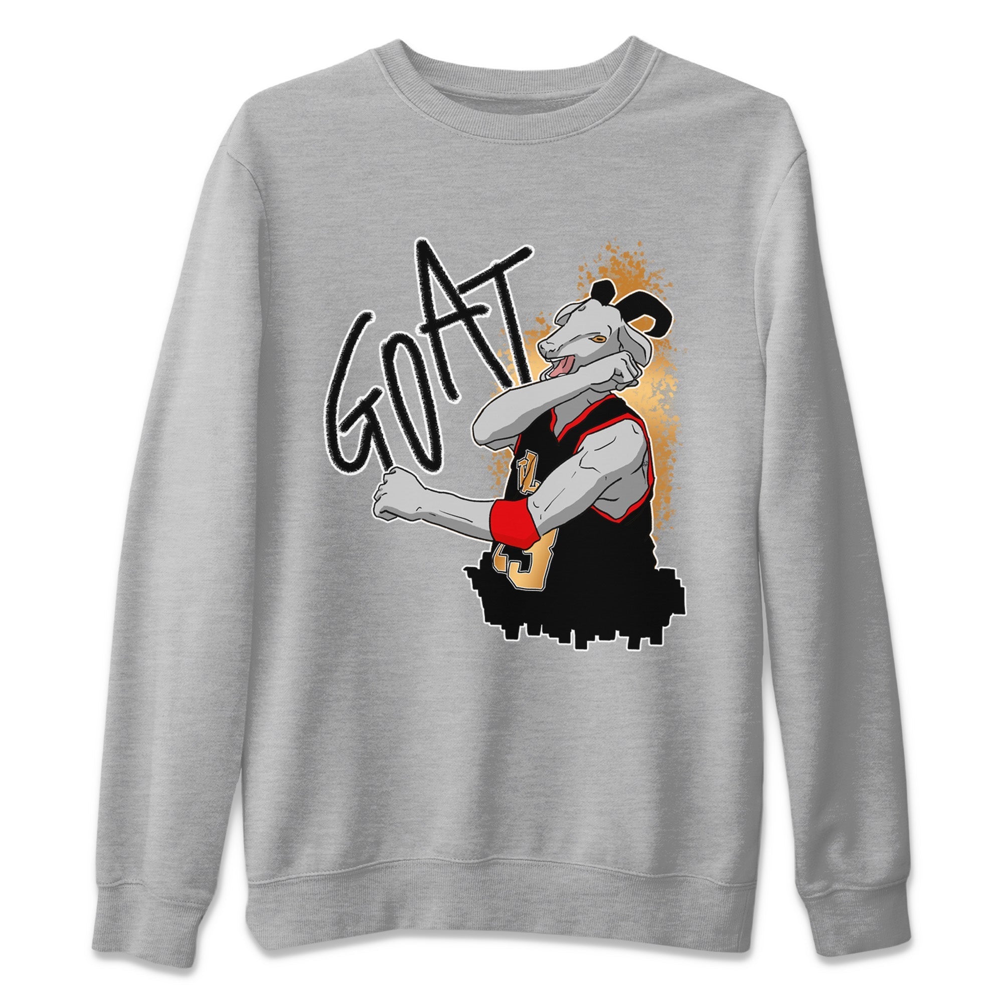 Screaming Goat Unisex Sweater – Air Jordan 3 Black Gold, Sneakers Matching Sweater
