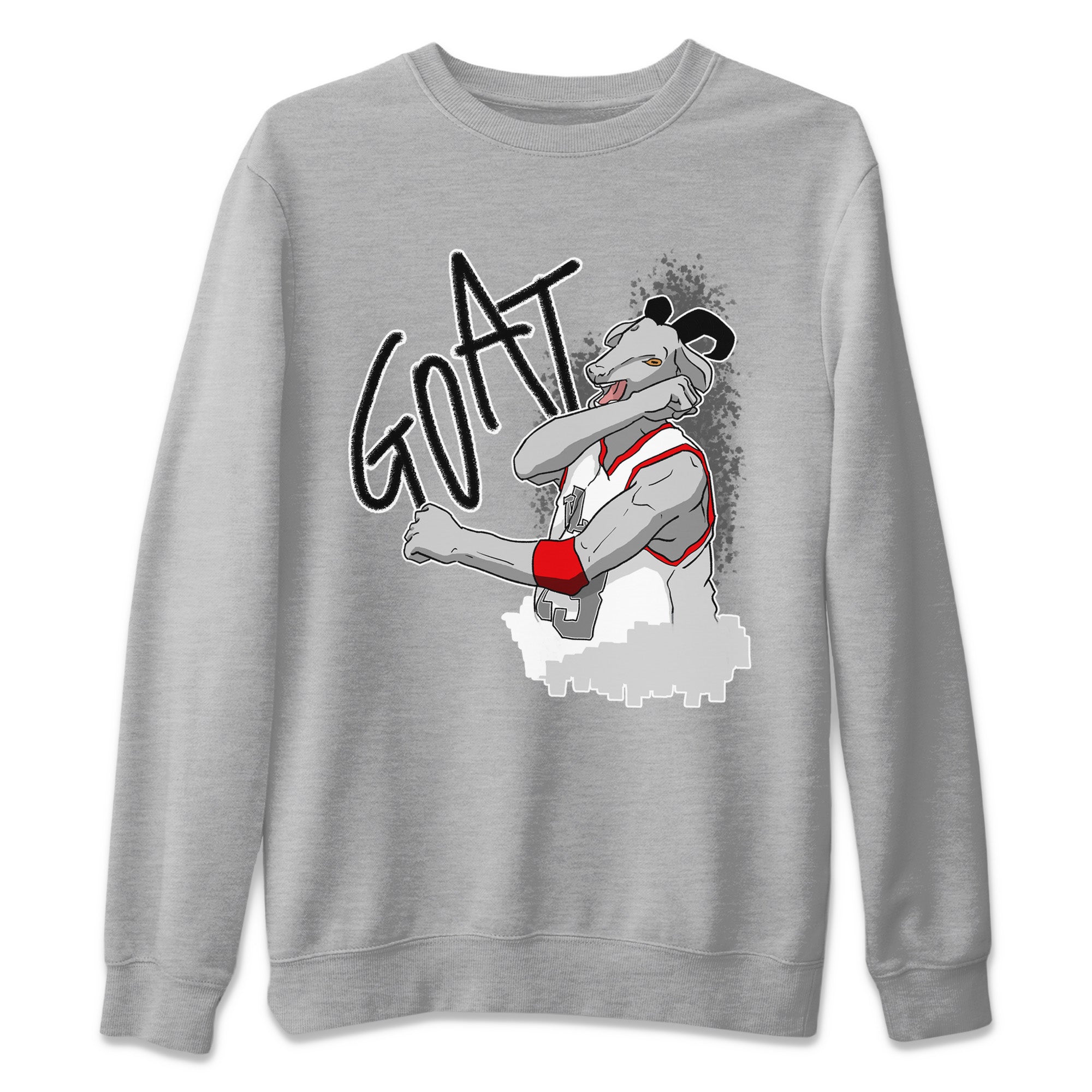 Screaming Goat Unisex Sweater – Air Jordan 3 Fire Red, Sneakers Matching Sweater