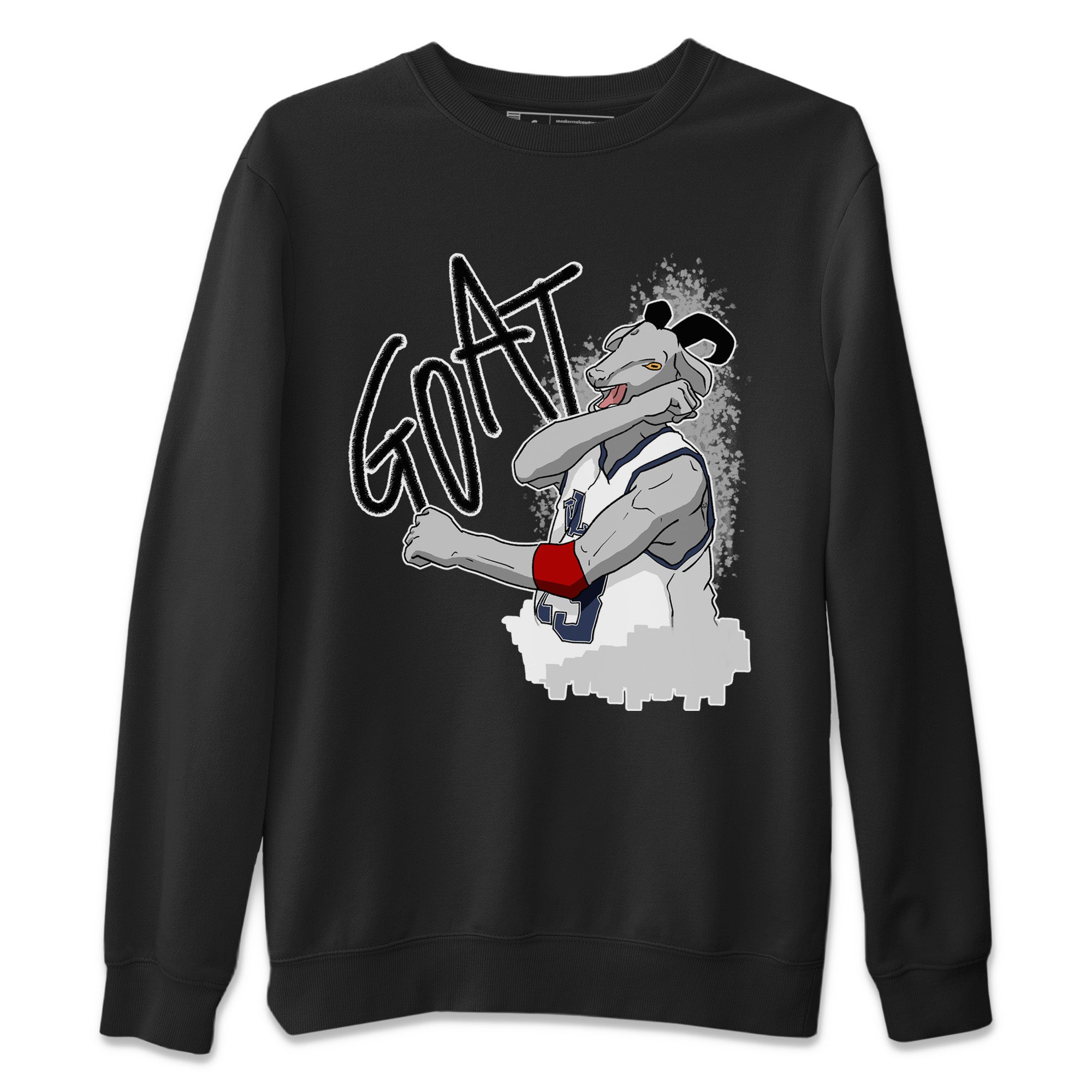 Screaming Goat Unisex Sweater – Air Jordan 4 Midnight Navy, Sneakers Matching Sweater