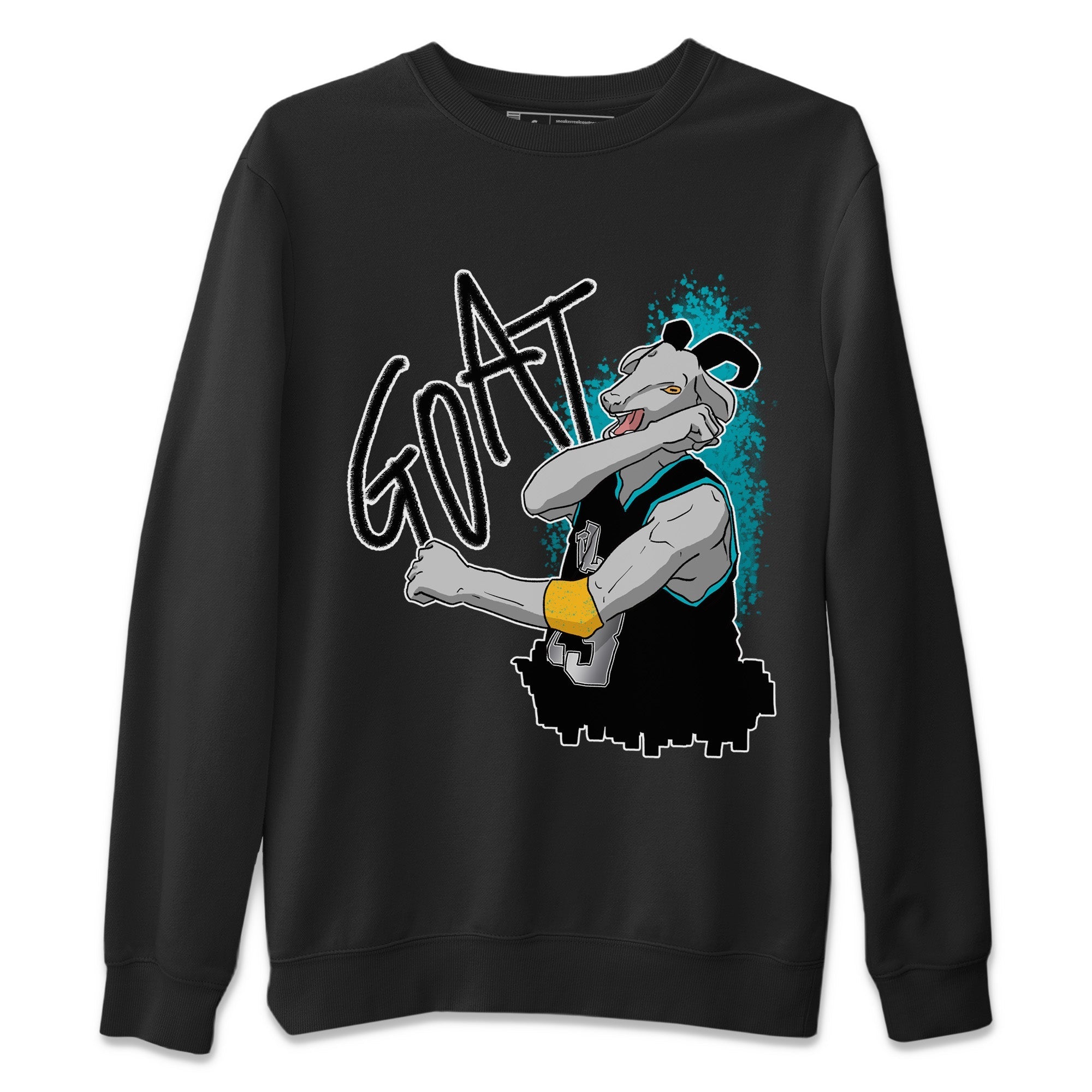 Screaming Goat Unisex Sweater – Air Jordan 5 Aqua, Sneakers Matching Sweater