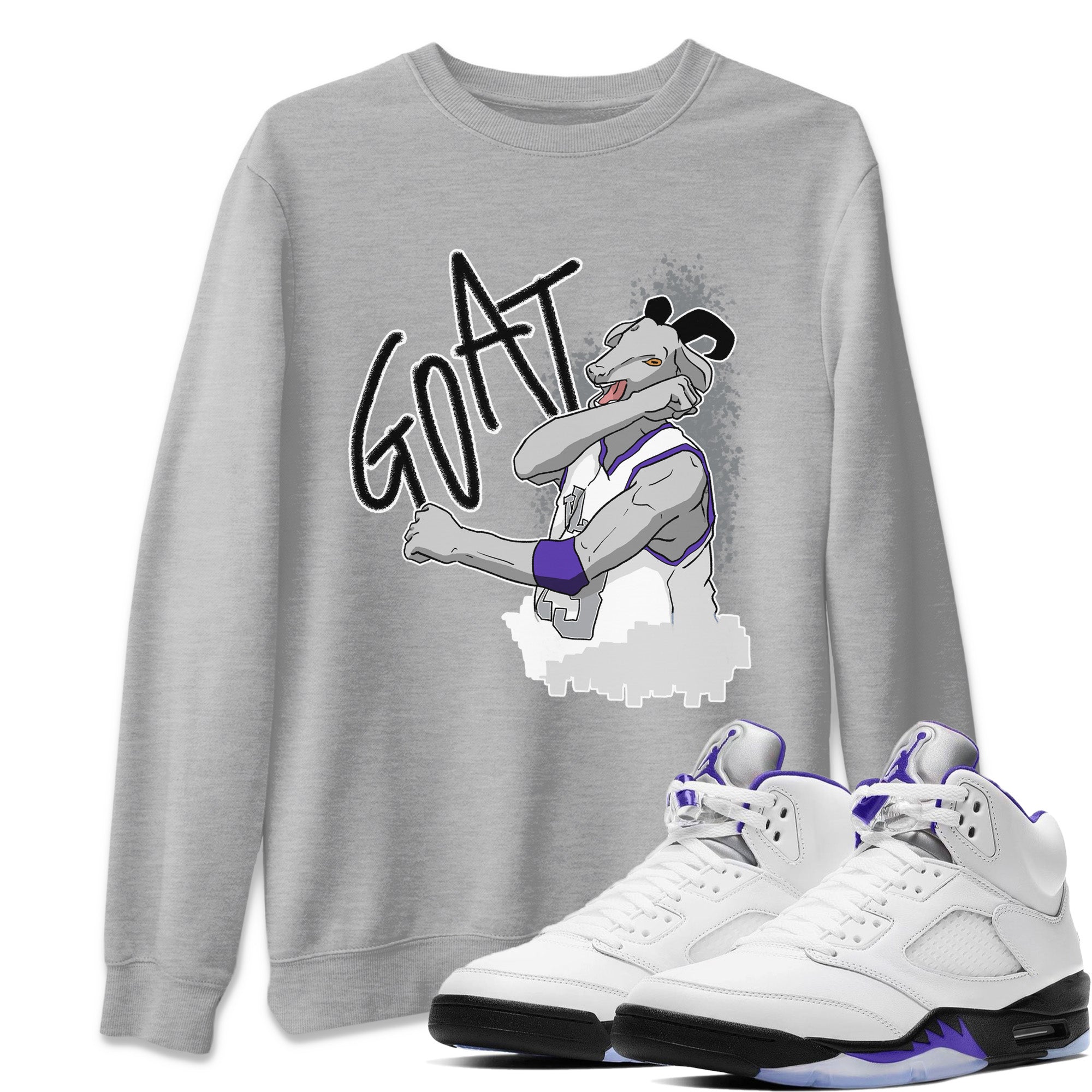 Screaming Goat Unisex Sweater – Air Jordan 5 Concord, Sneakers Matching Sweater Screaming Goat Unisex Sweater – Air Jordan 5 Concord, Sneakers Matching Sweater