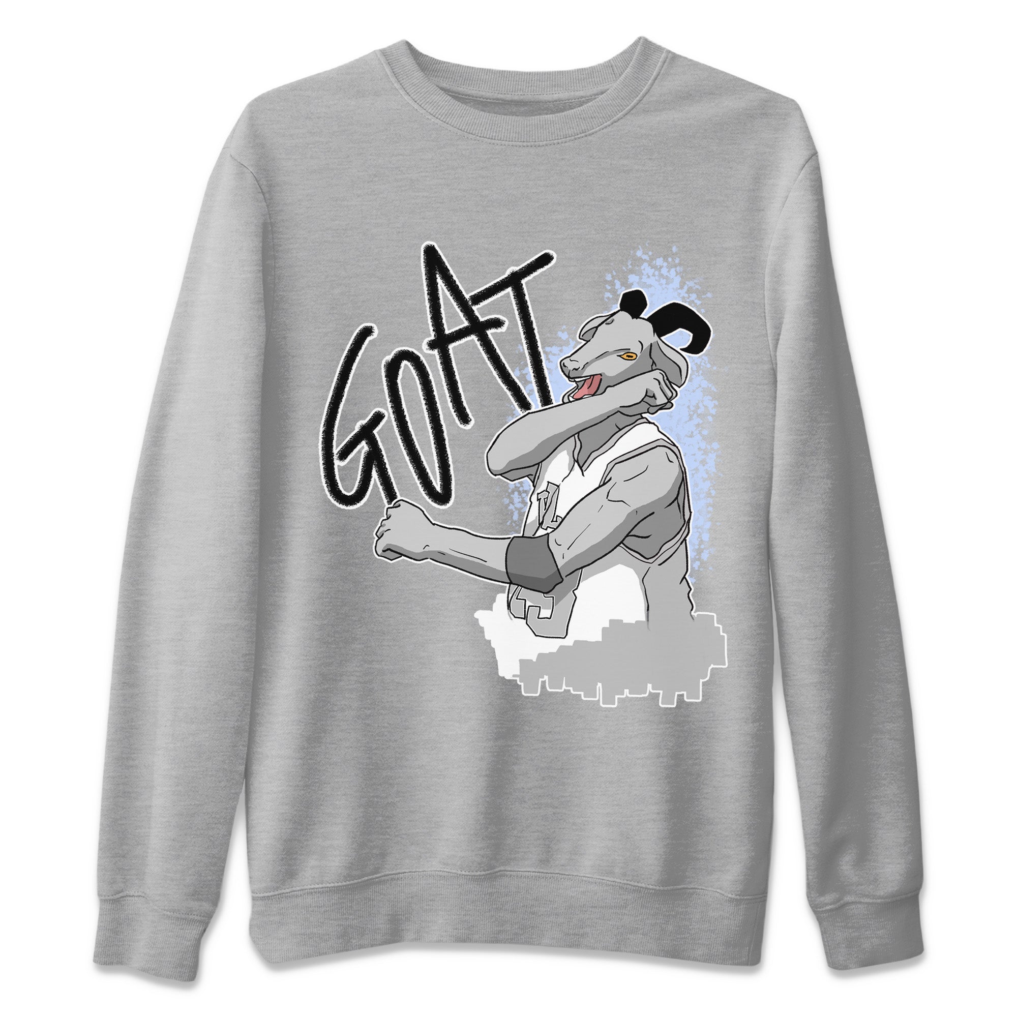 Screaming Goat Unisex Sweater – Air Jordan 6 Cool Grey, Sneakers Matching Sweater