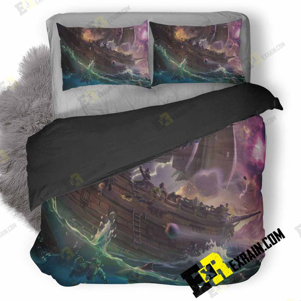Sea Of Thieves J1 3D Customized Duvet Cover Bedding Set