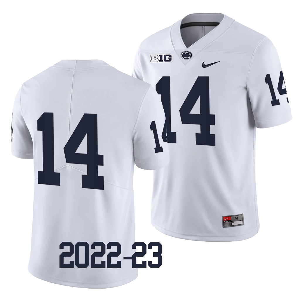 Sean Clifford Penn State Nittany Lions #14 White Jersey 2022-23 College Men's Limited Uniform