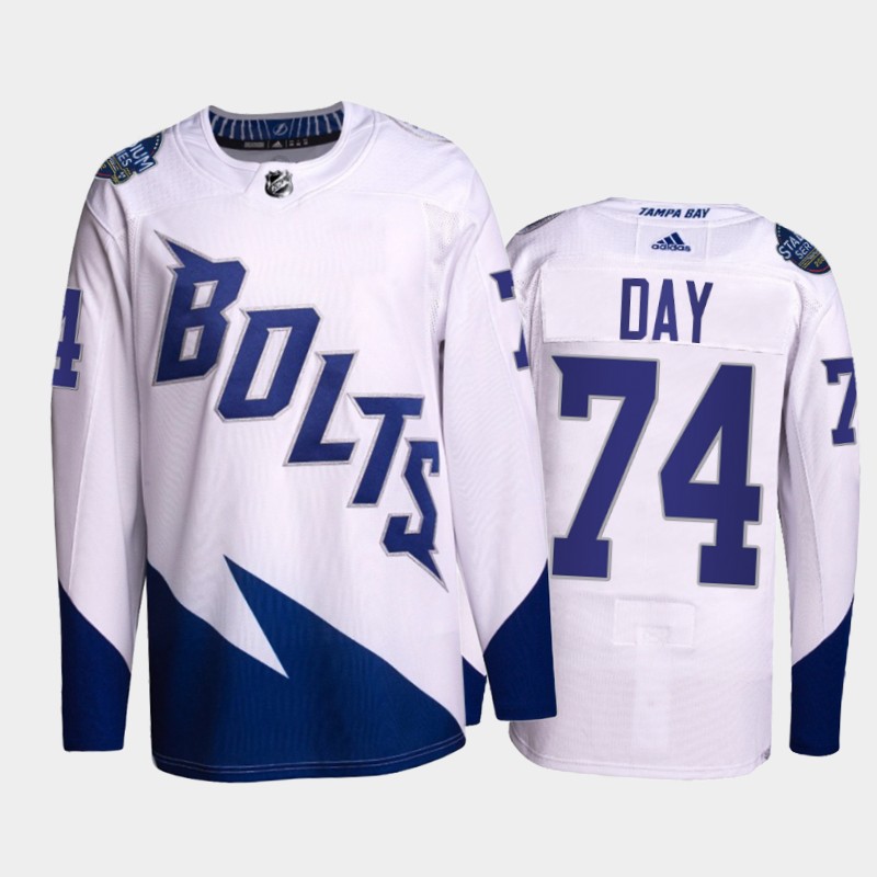 Sean Day Lightning 2022 Stadium Series Jersey #74 Primegreen White Uniform