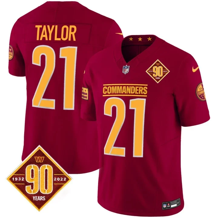 Sean Taylor Washington Commanders Burgundy Jersey - All Stitched 