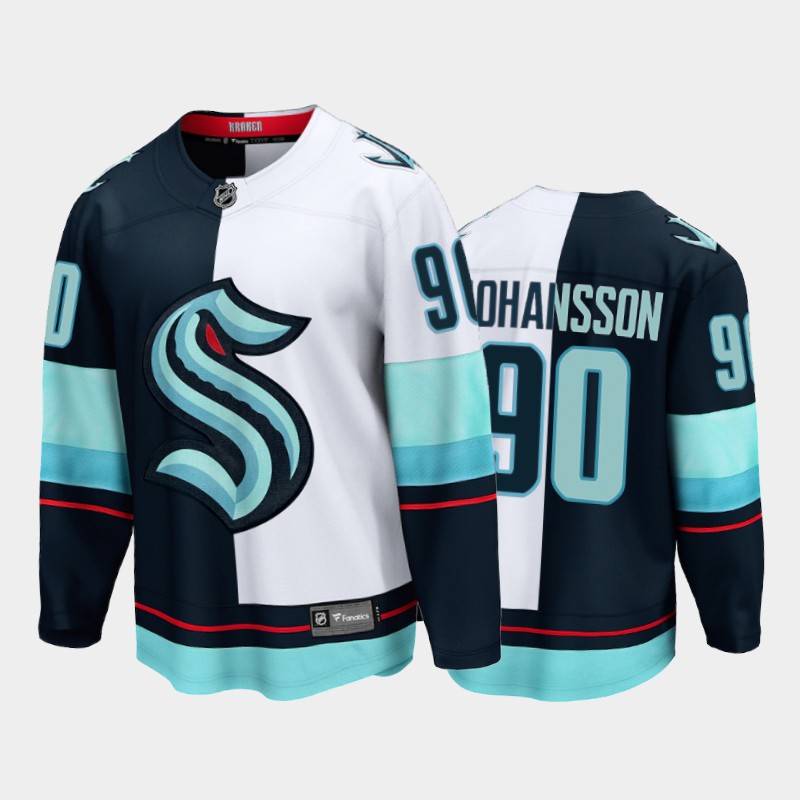 Seattle Kraken Marcus Johansson #90 Split Edition 2021-22 Special Jersey Navy White