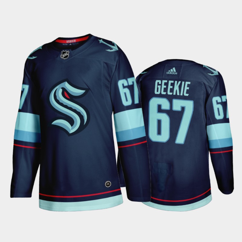 Seattle Kraken Morgan Geekie Home 2021-22 Navy Jersey