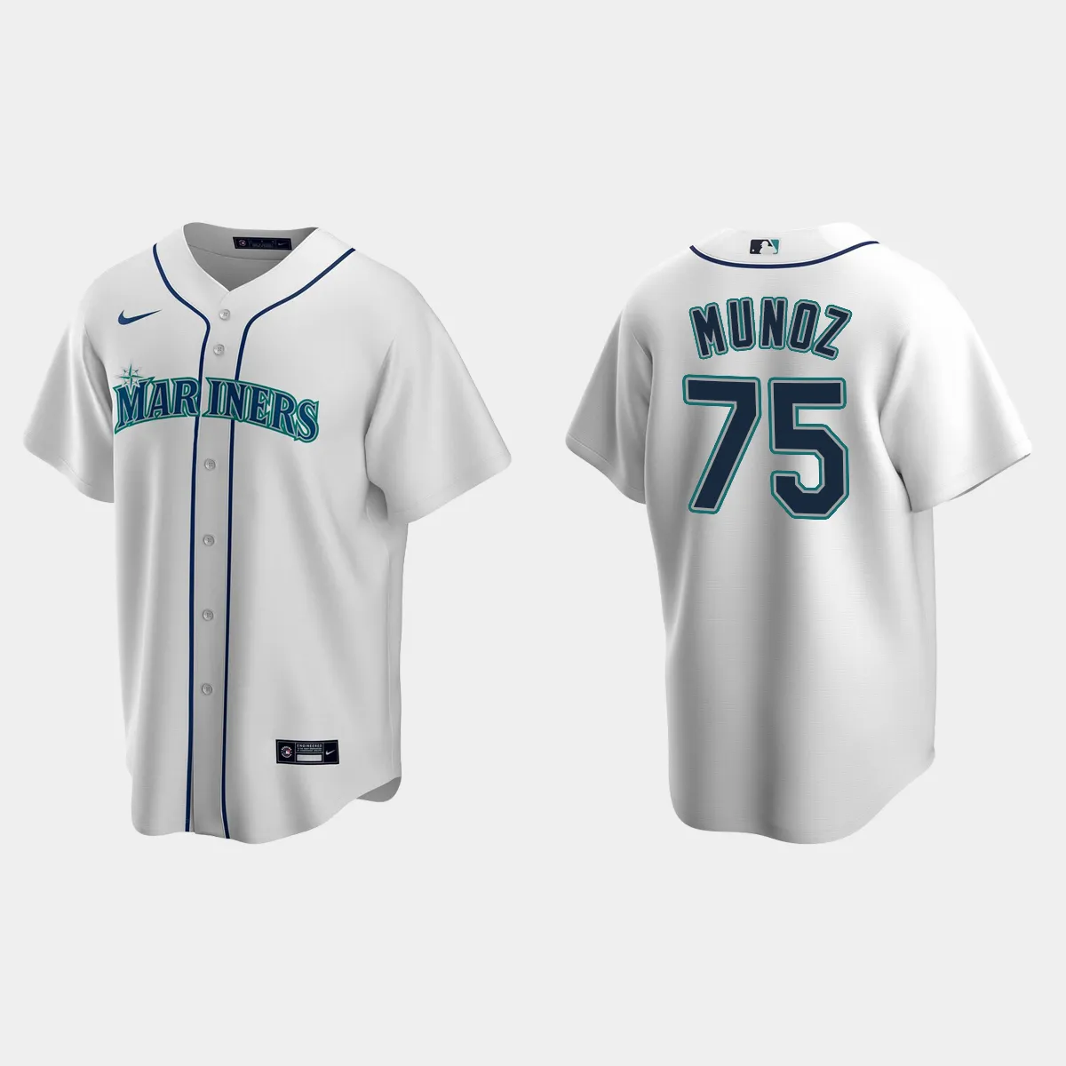 Seattle Mariners Andres Munoz Home Jersey - White