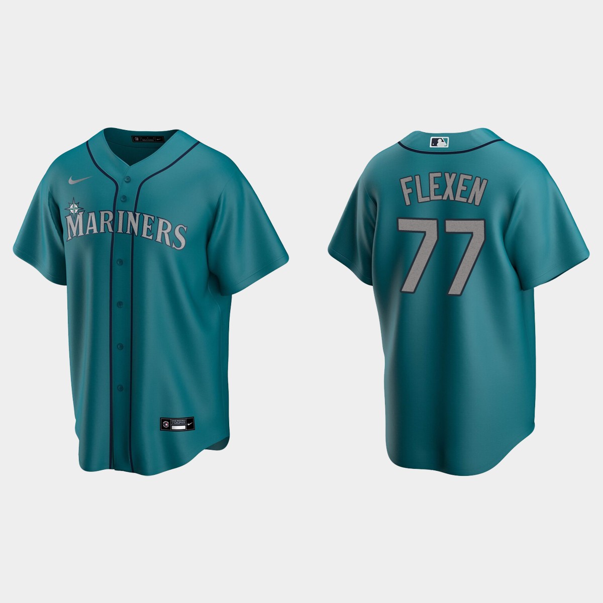 Seattle Mariners Chris Flexen Alternate Jersey - Aqua