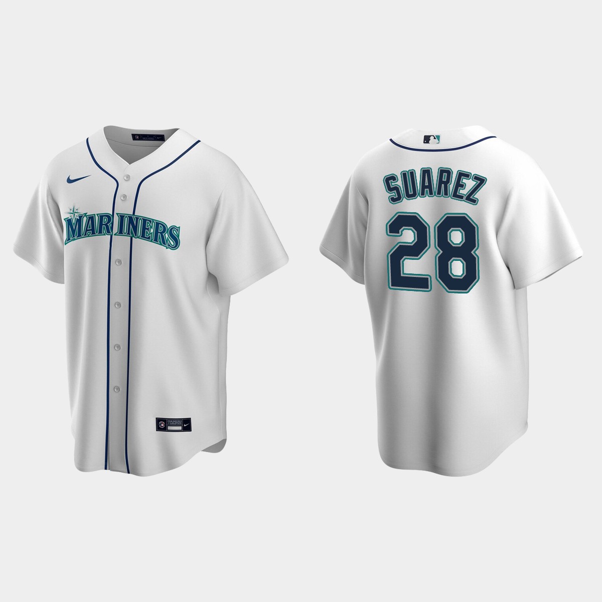 Seattle Mariners Eugenio Suarez Home Jersey - White