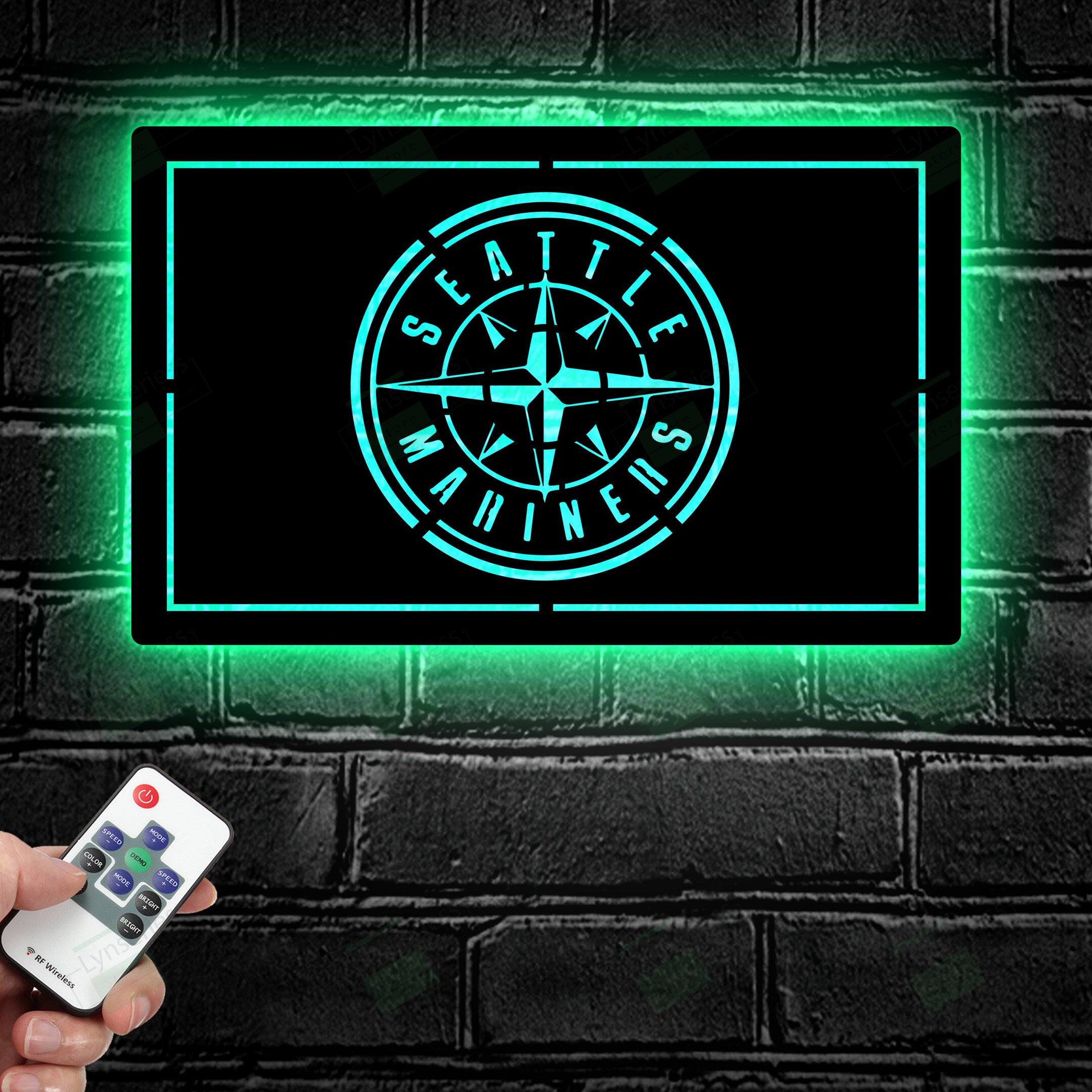 Seattle Mariners LED Metal Sign – Led light sign