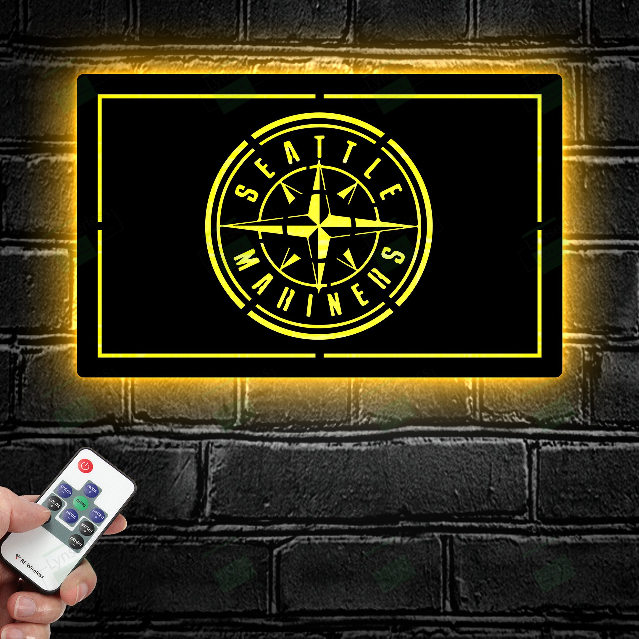 Seattle Mariners LED Metal Sign – Led light sign