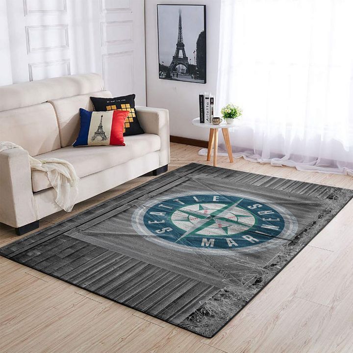 Seattle Mariners Living Room Area Rectangle Rug