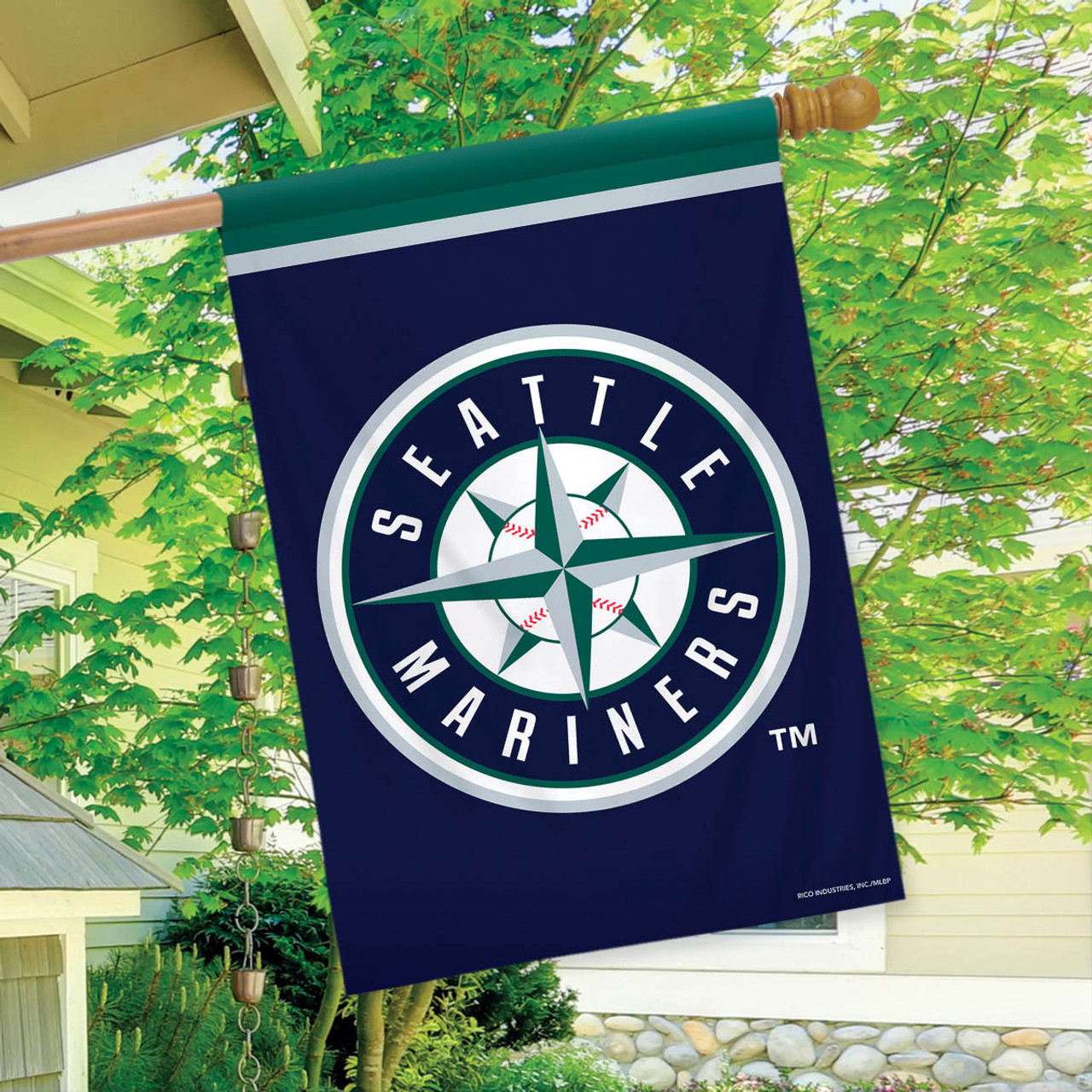 Seattle Mariners MLB Garden Flag, House Flag
