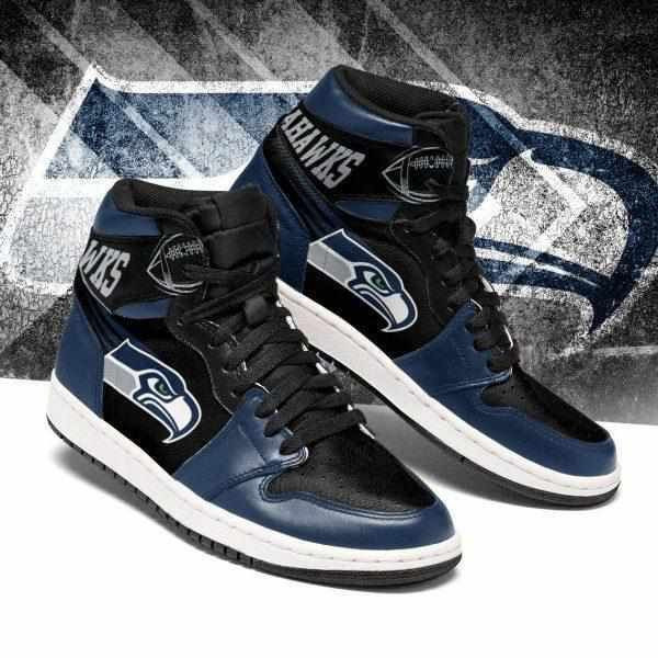 Seattle Seahawks Nfl football team Air Sneakers Sneakers Sport High Top Air Jordan Sneaker, Air Jordan Hightop