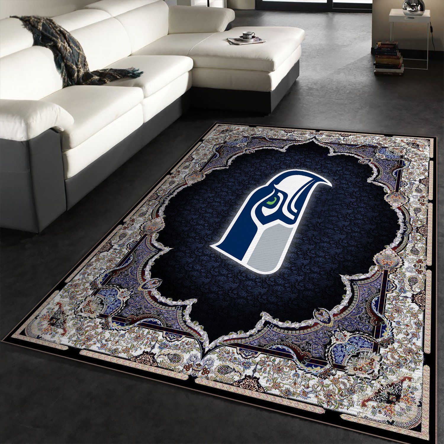 Seattle Seahawks Rectangle Rug – Custom Size And Printing