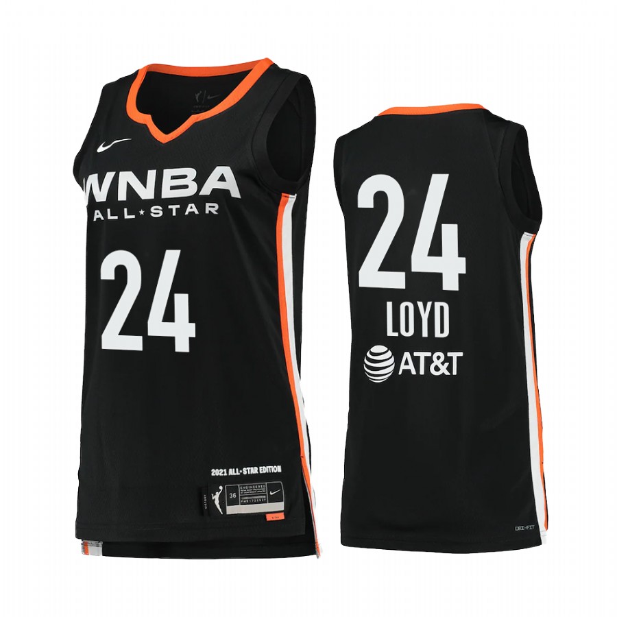 Seattle Storm Jewell Loyd 2021 WNBA All-Star Victory Women Black #24 Jersey