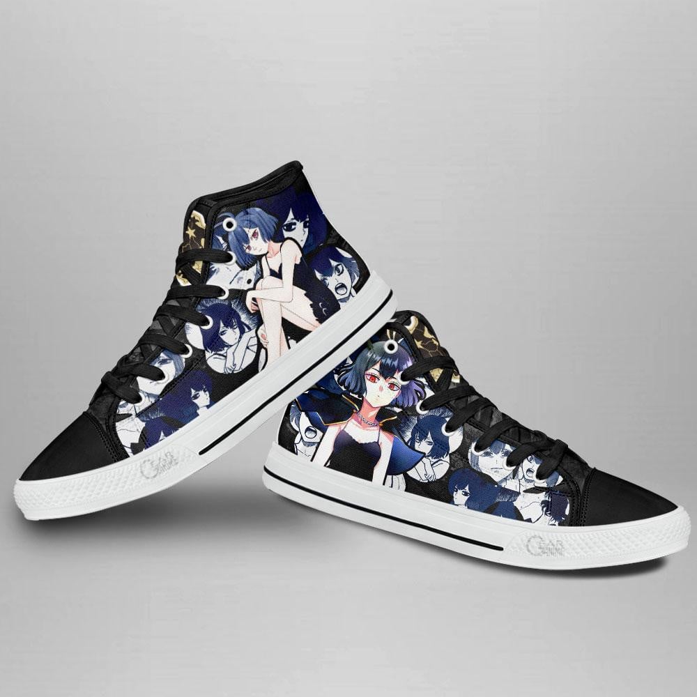 Secre Swallowtail High Top Shoes Custom Manga Anime Black Clover Sneakers