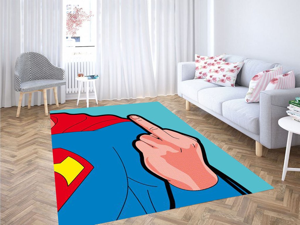 Secret Life Of Heroes Living Room Modern Carpet Rectangle Rug