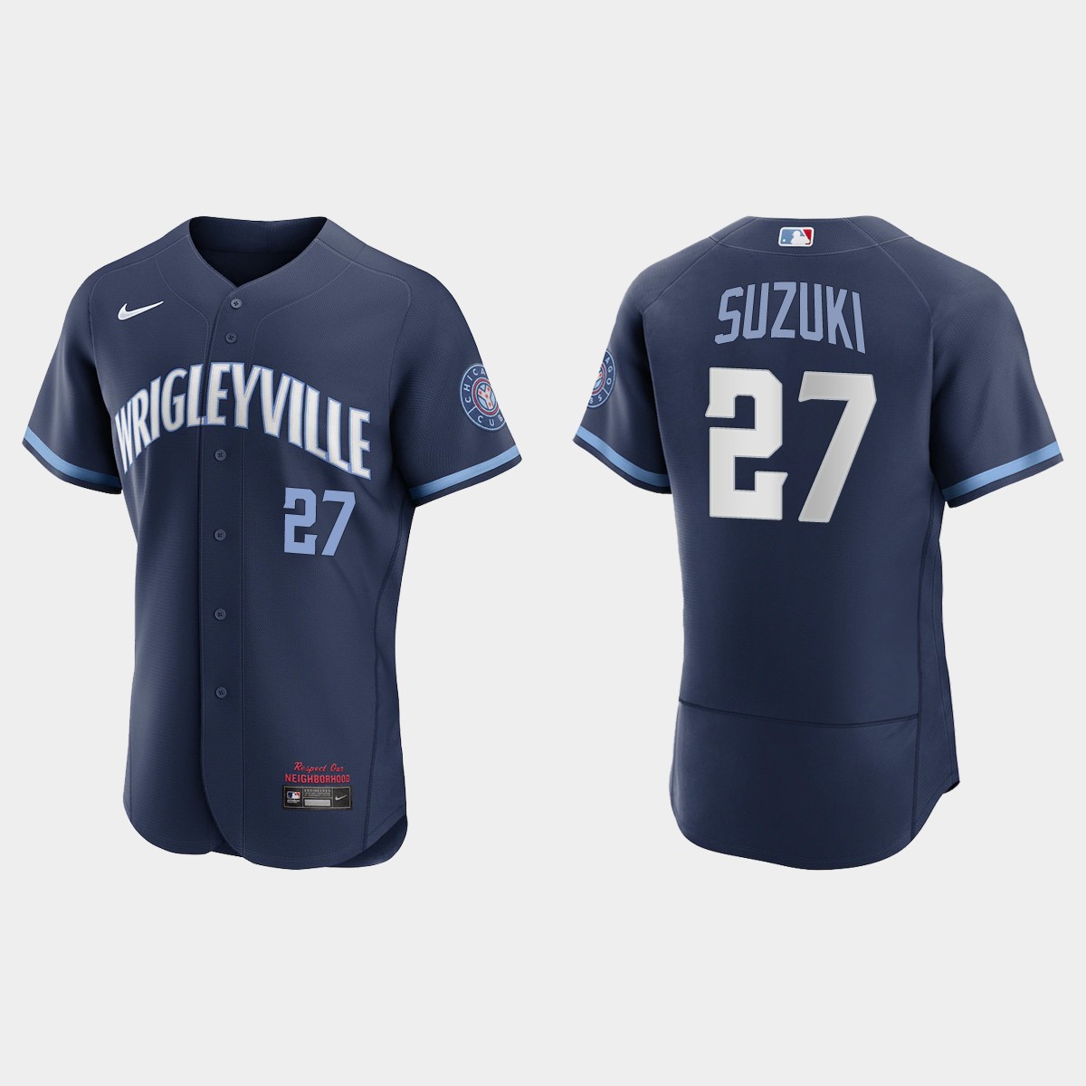 Seiya Suzuki Chicago Cubs City Connect Jersey - Navy
