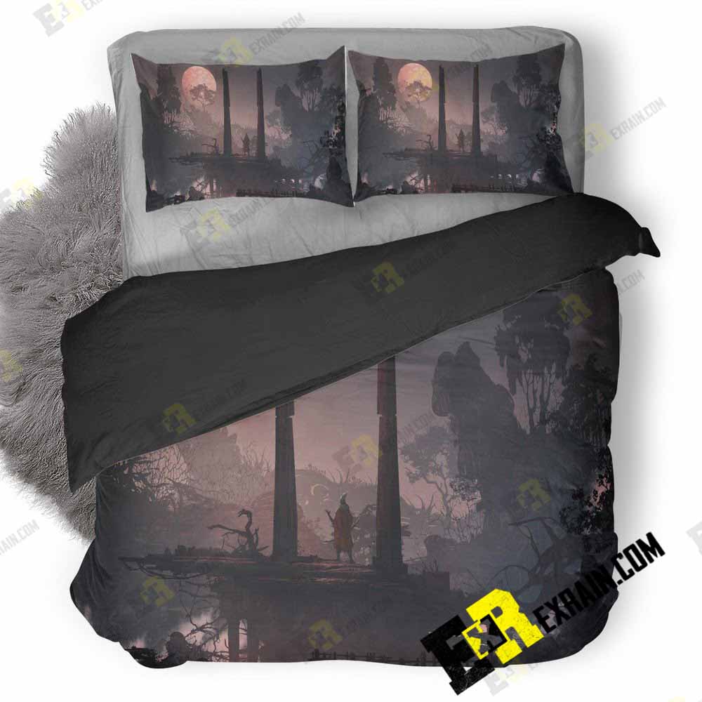 Sekiro Shadows Die Twice Digital Fan Art 6L 3D Customized Duvet Cover Bedding Set