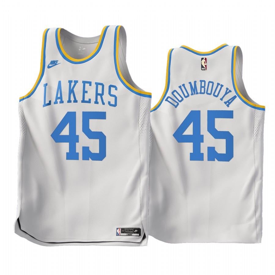 Sekou Doumbouya 45 Los Angeles Lakers 2022-23 Classic Edition White Jersey – Men Jersey