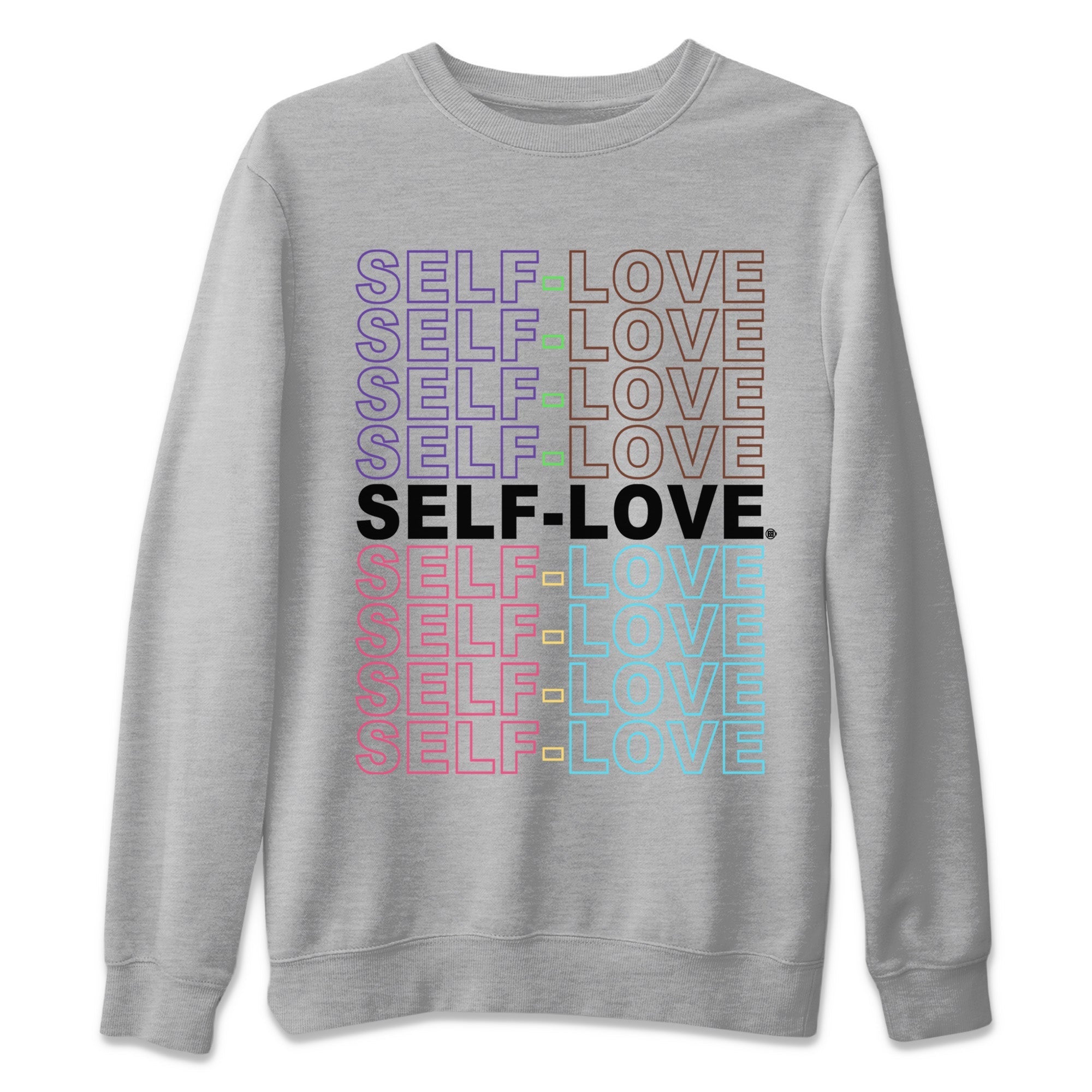 Self Love Unisex Sweater – Air Force 1 Undefeated Fauna Brown, Sneakers Matching Sweater