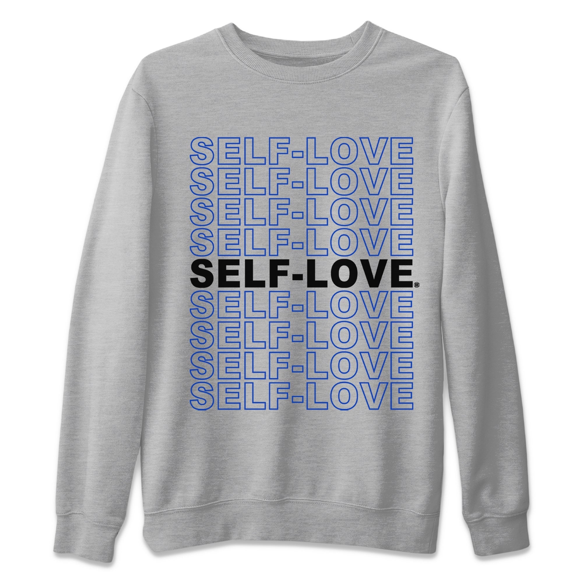 Self Love Unisex Sweater – Air Jordan 12 Hyper Royal, Sneakers Matching Sweater
