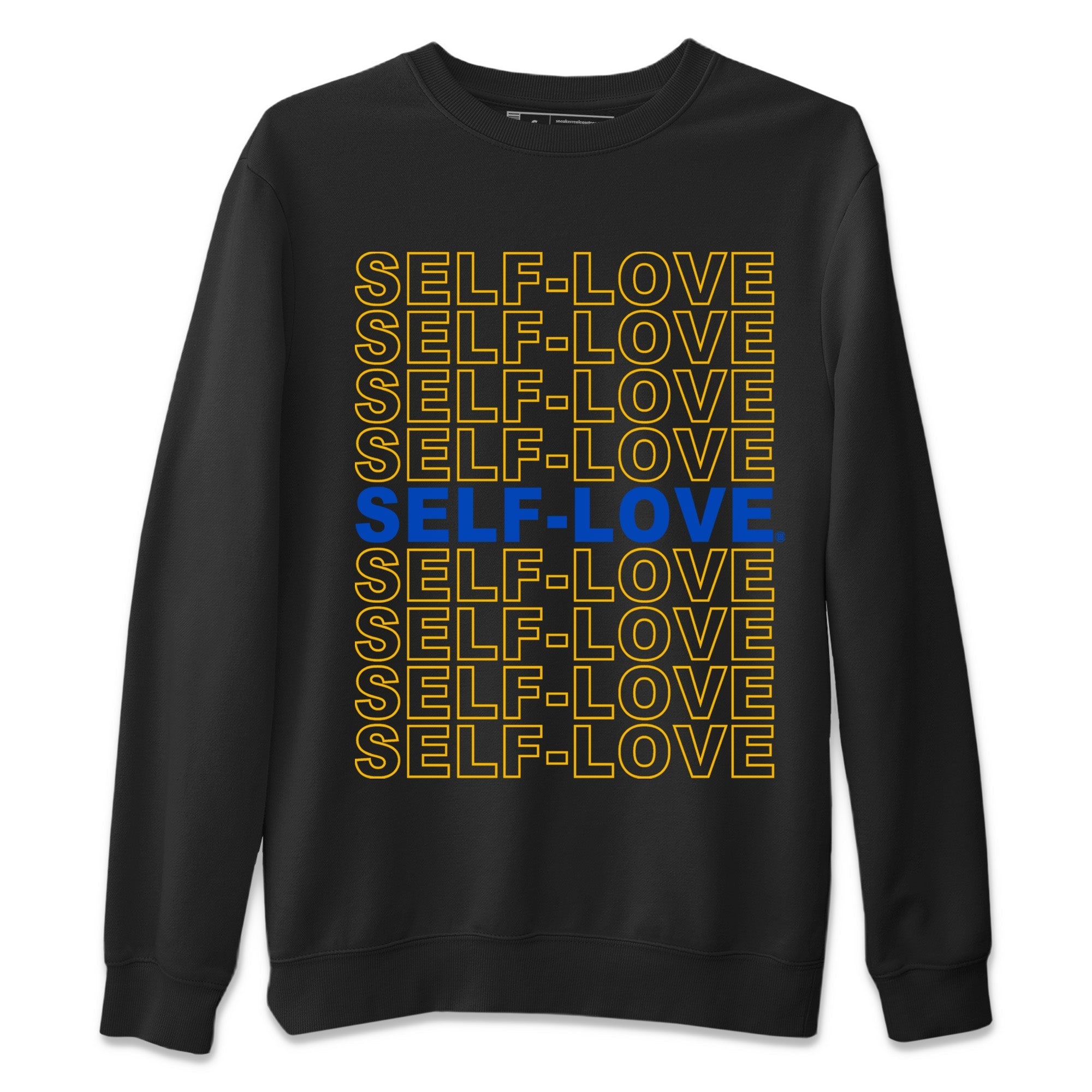 Self Love Unisex Sweater – Air Jordan 1 Game Royal Varsity Maize, Sneakers Matching Sweater