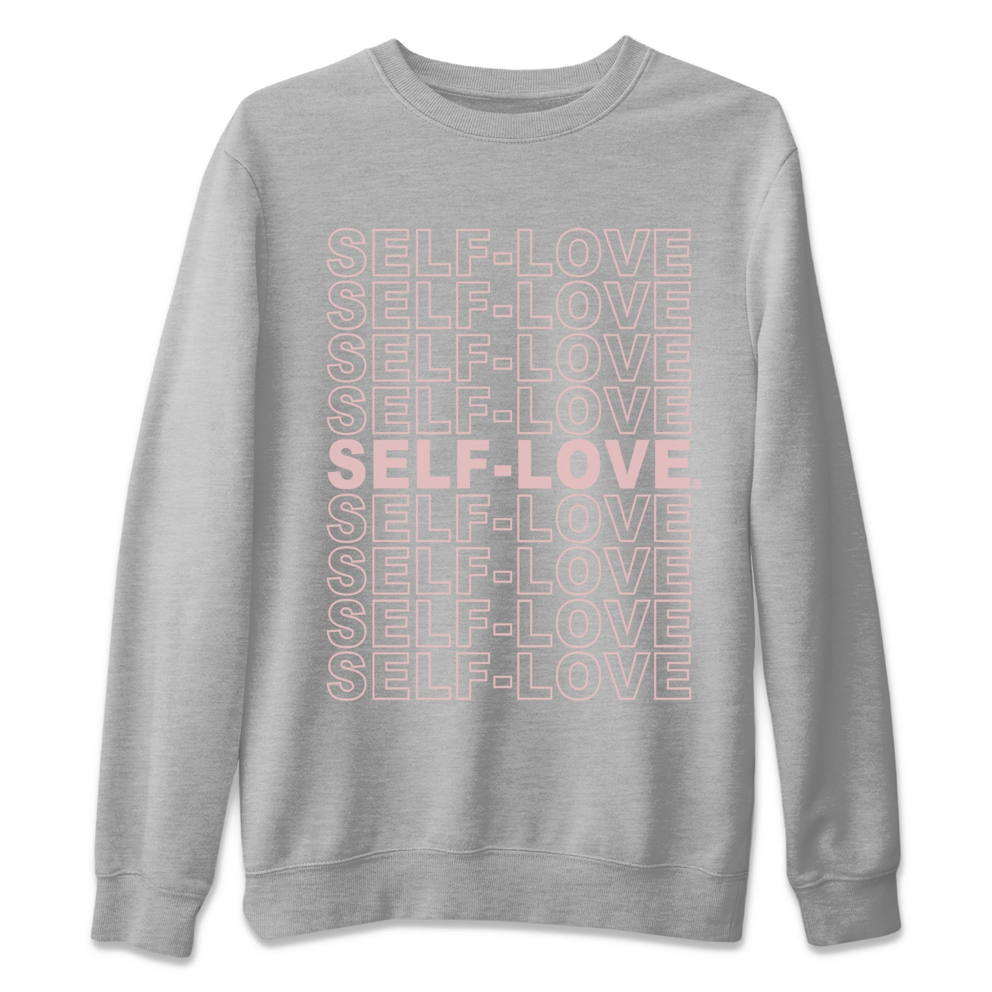 Self Love Unisex Sweater – Air Jordan 1 Washed Pink, Sneakers Matching Sweater