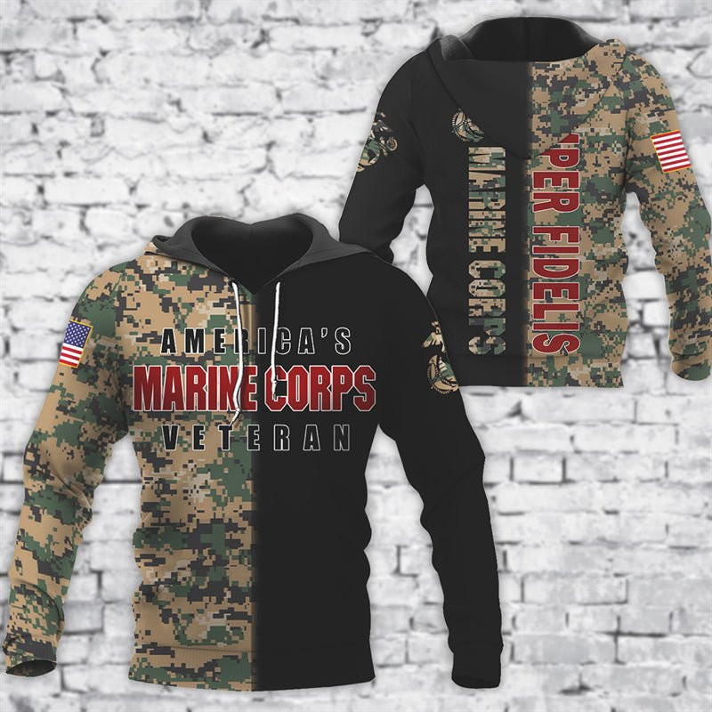 Semper Fidelis Marine Corps Hoodie