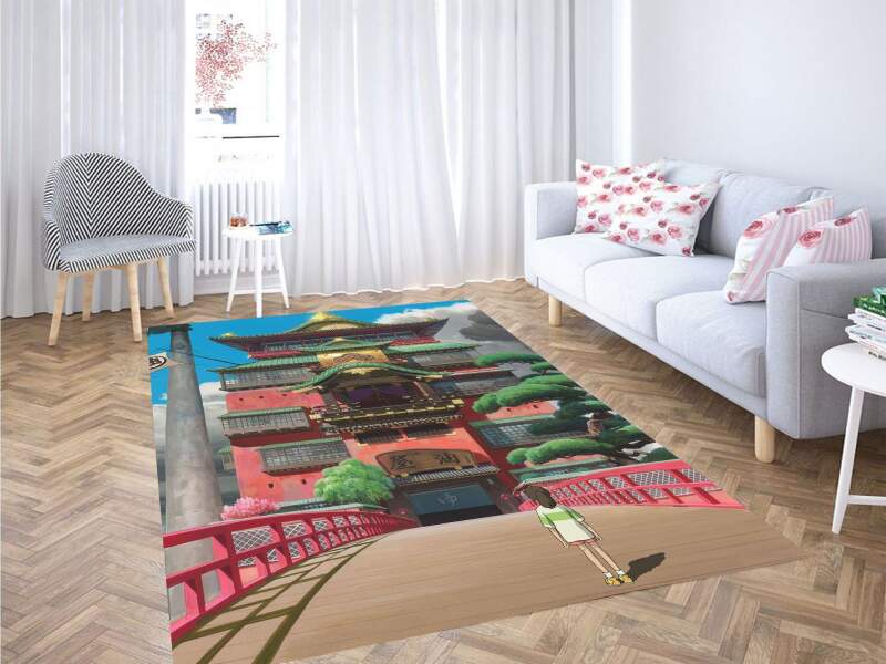Sen Spirited Away Standing Carpet Rectangle Rug
