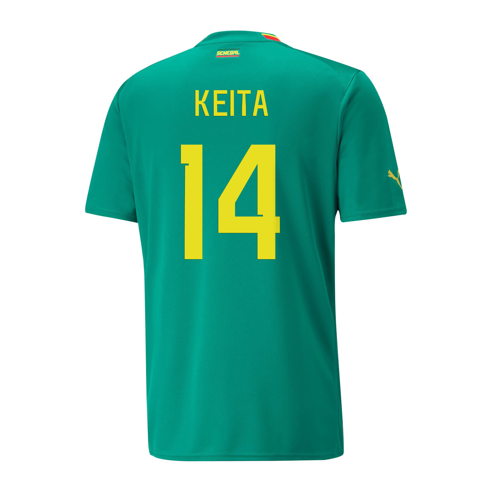 Senegal National Team 2022-23 Qatar World Cup Keita Baldé 14 Away Men Soccer Jersey – Green