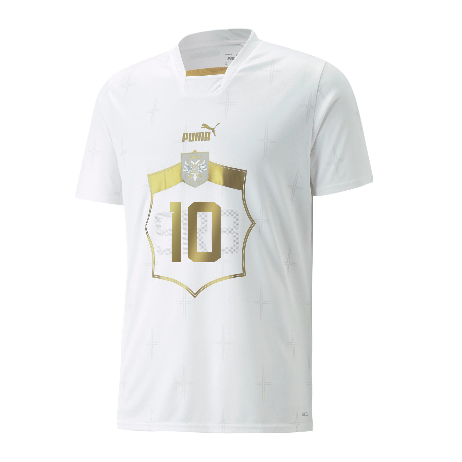 Serbia National Team Dusan Tadic 10 FIFA World Cup Qatar 2022 – Patch Away Men Soccer Jersey