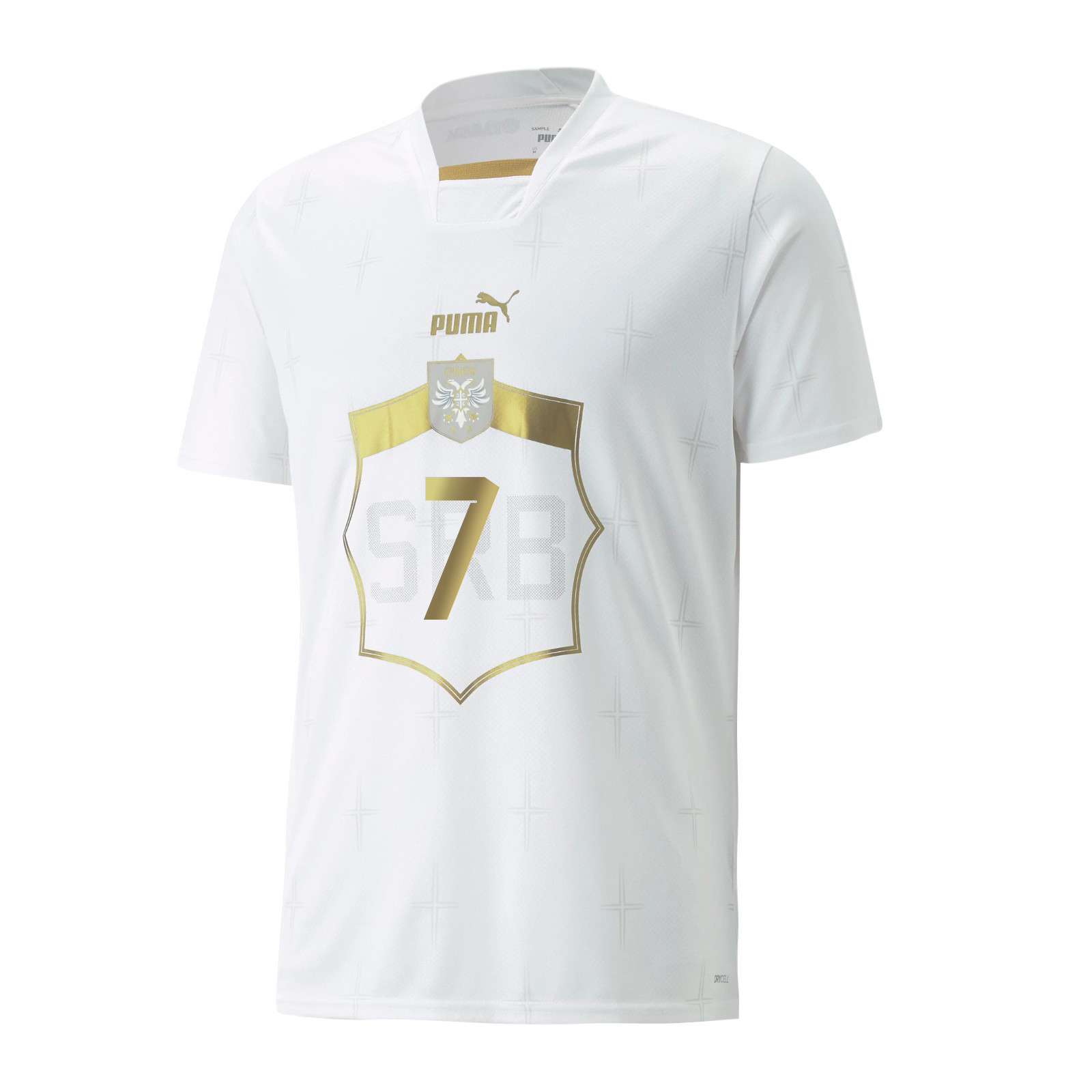 Serbia National Team FIFA World Cup Qatar 2022 Path Away Soccer Jersey – Nemanja Radonjic 7