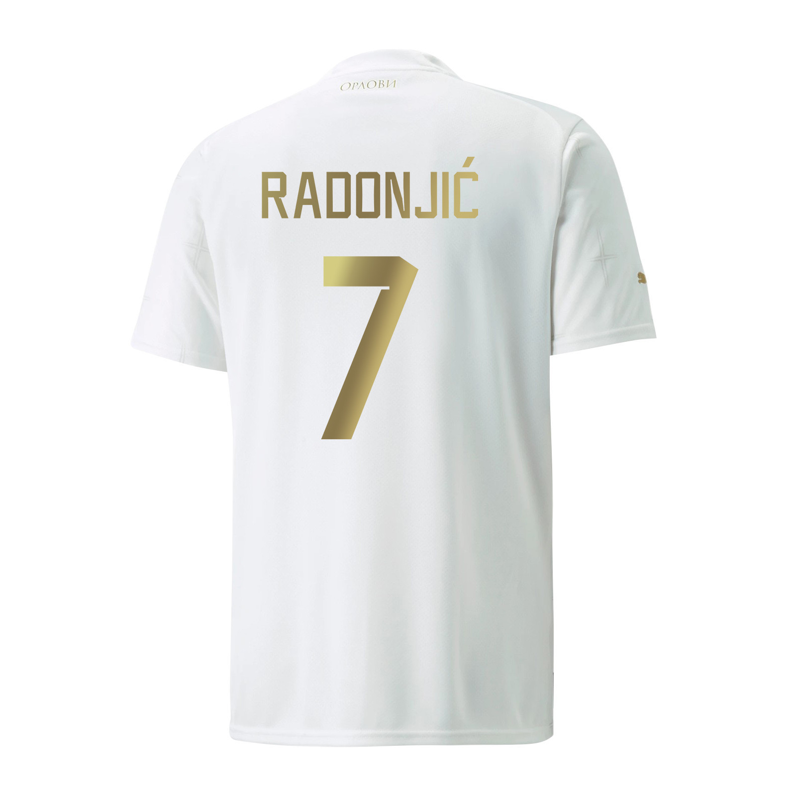 Serbia National Team FIFA World Cup Qatar 2022 Path Away Soccer Jersey – Nemanja Radonjic 7